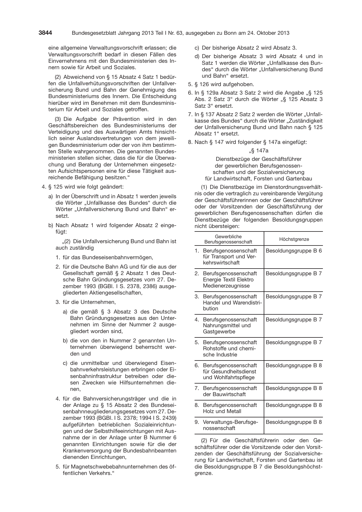 BGBl. 2013, Seite 3844 — Originalseite als Abbildung
