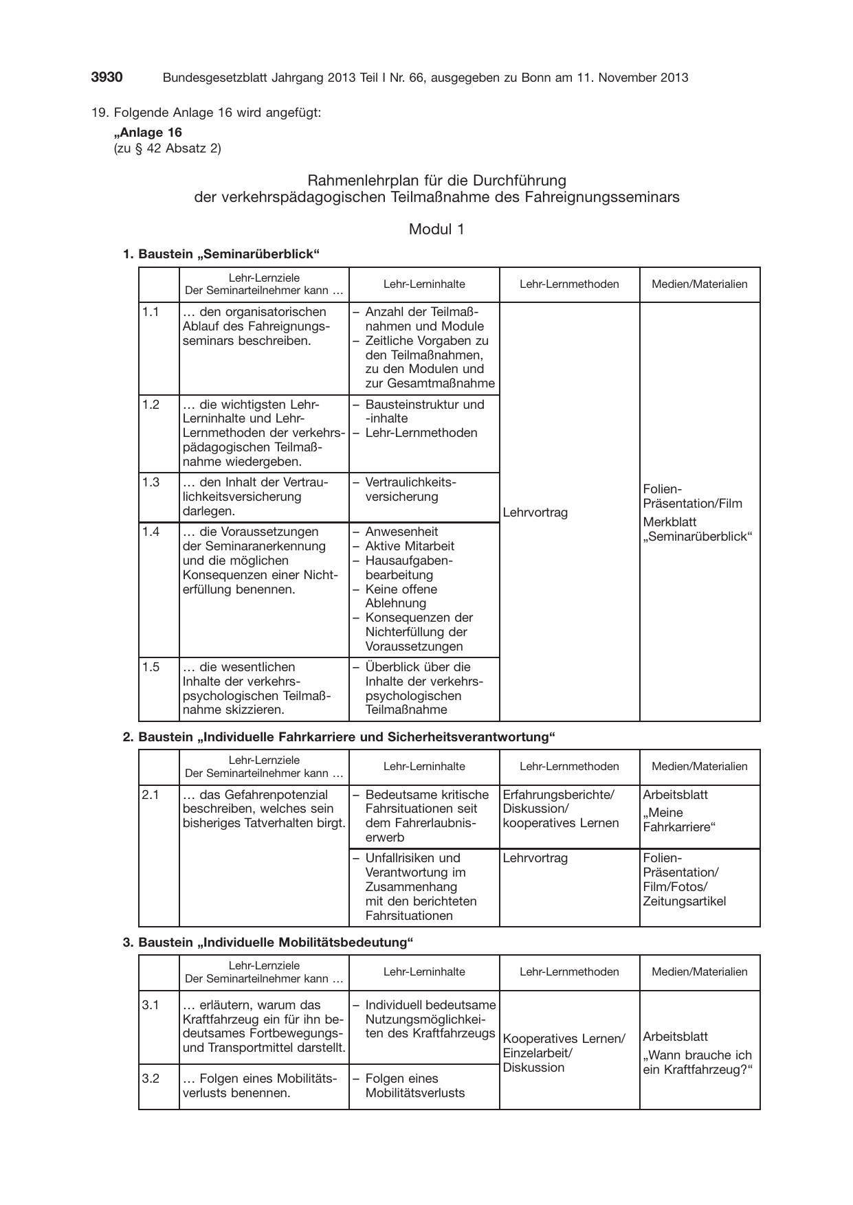BGBl. 2013, Seite 3930 — Originalseite als Abbildung