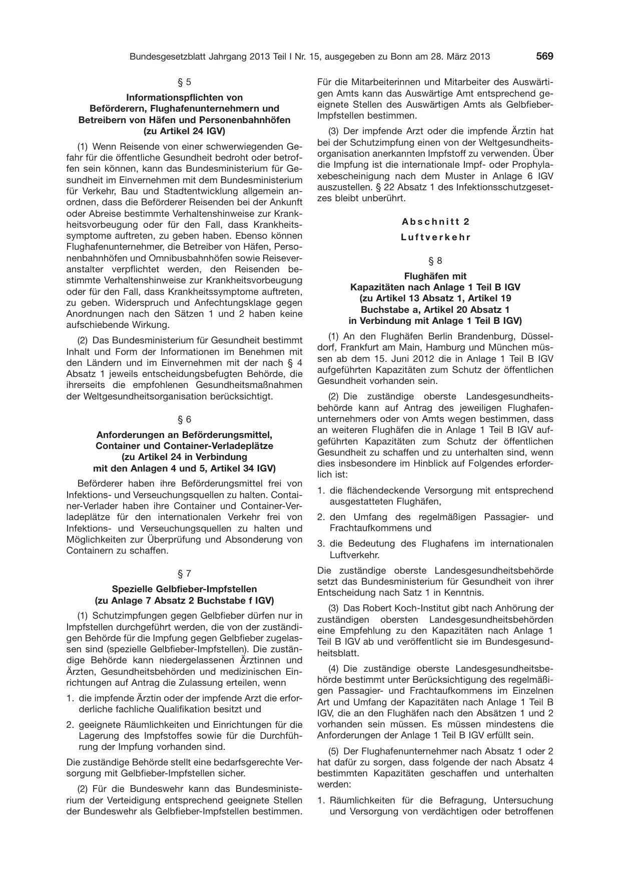 BGBl. 2013, Seite 569 — Originalseite als Abbildung
