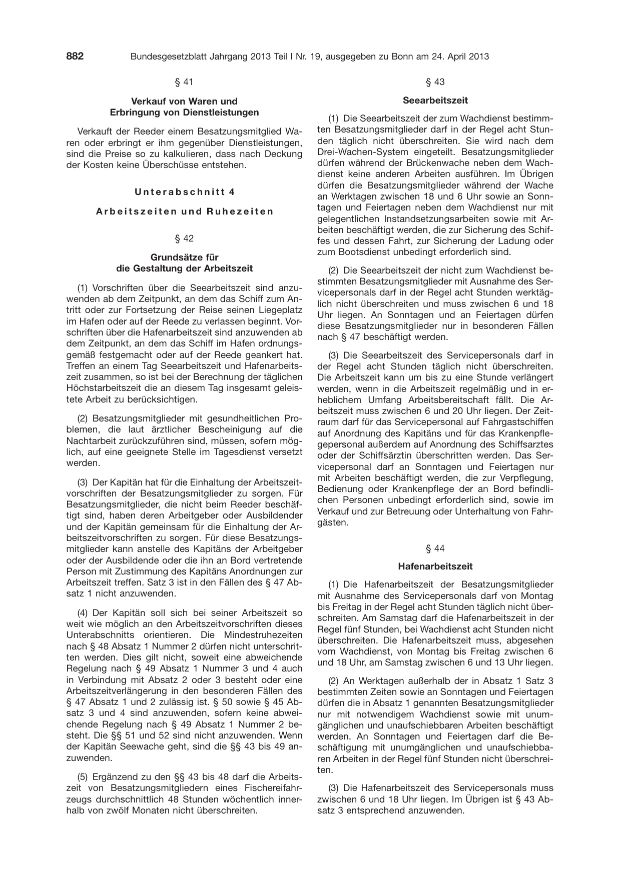 BGBl. 2013, Seite 882 — Originalseite als Abbildung