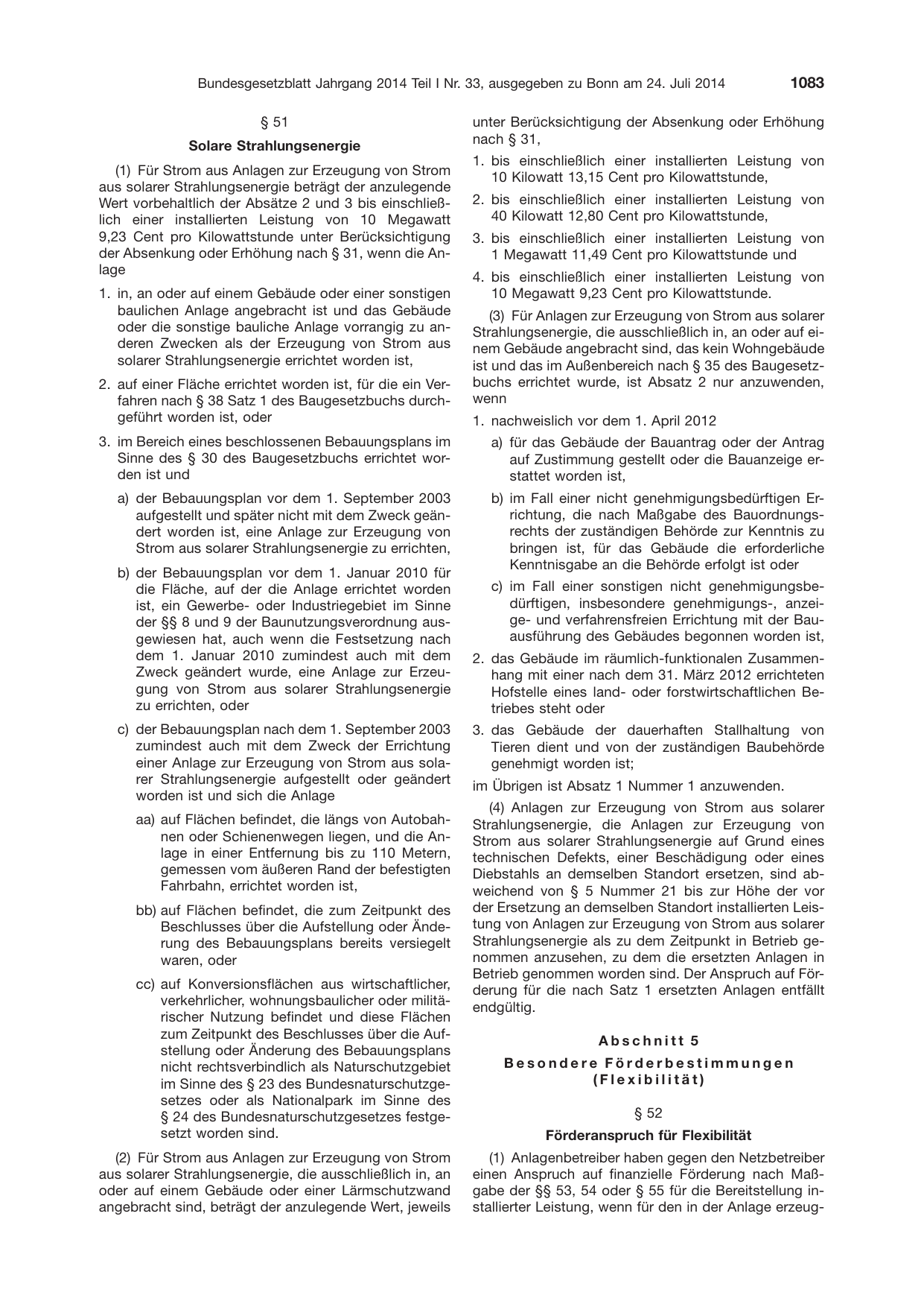 BGBl. 2014, Seite 1083 — Originalseite als Abbildung