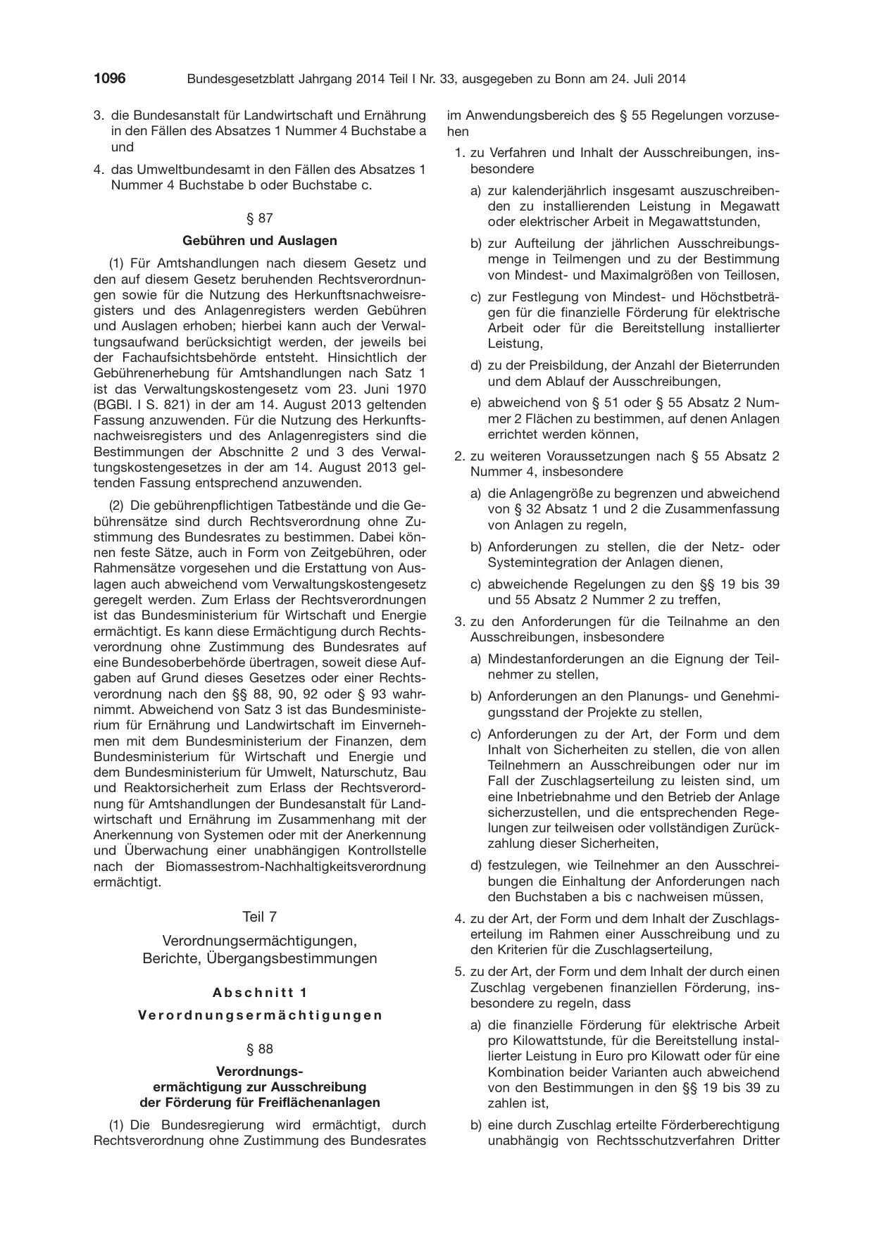 BGBl. 2014, Seite 1096 — Originalseite als Abbildung