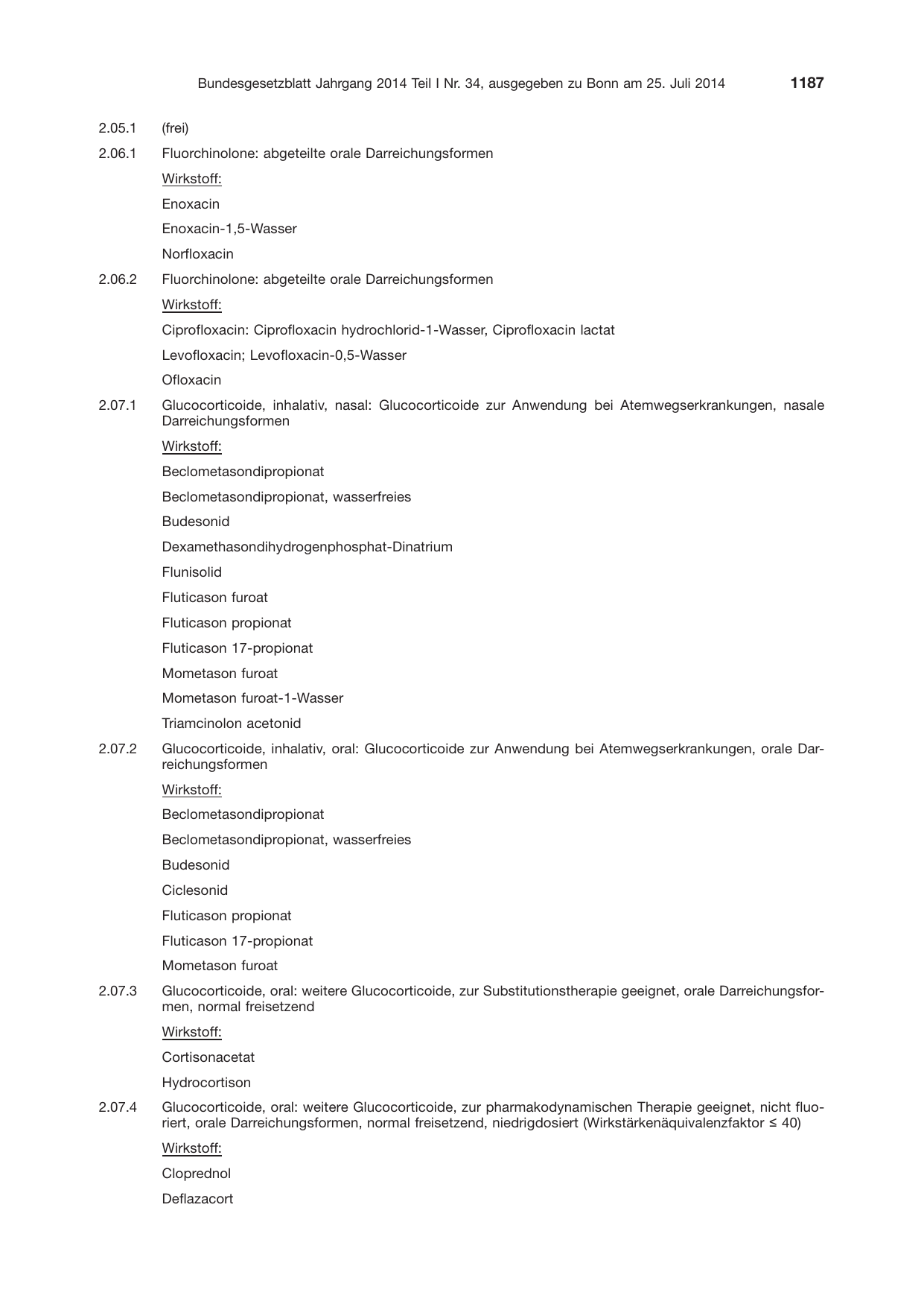 BGBl. 2014, Seite 1187 — Originalseite als Abbildung