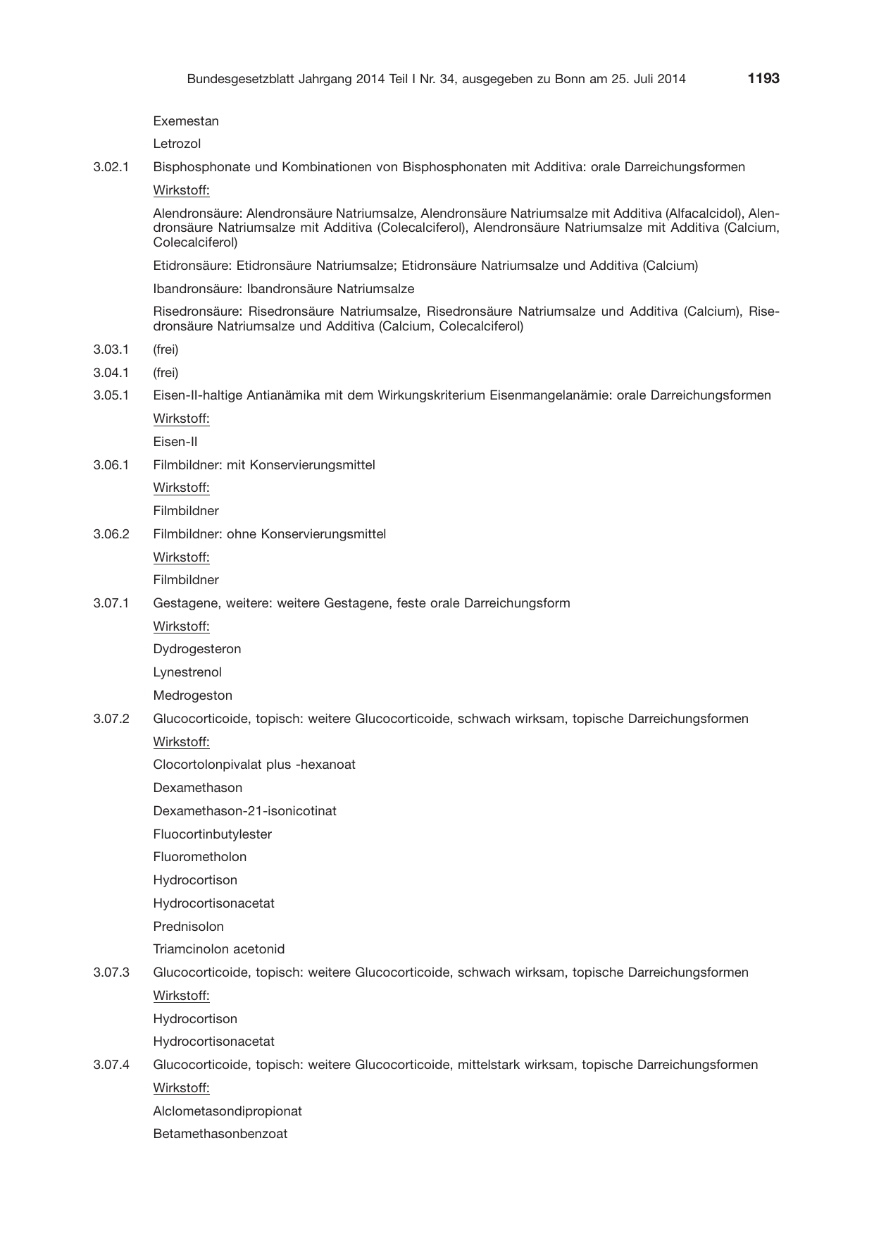 BGBl. 2014, Seite 1193 — Originalseite als Abbildung