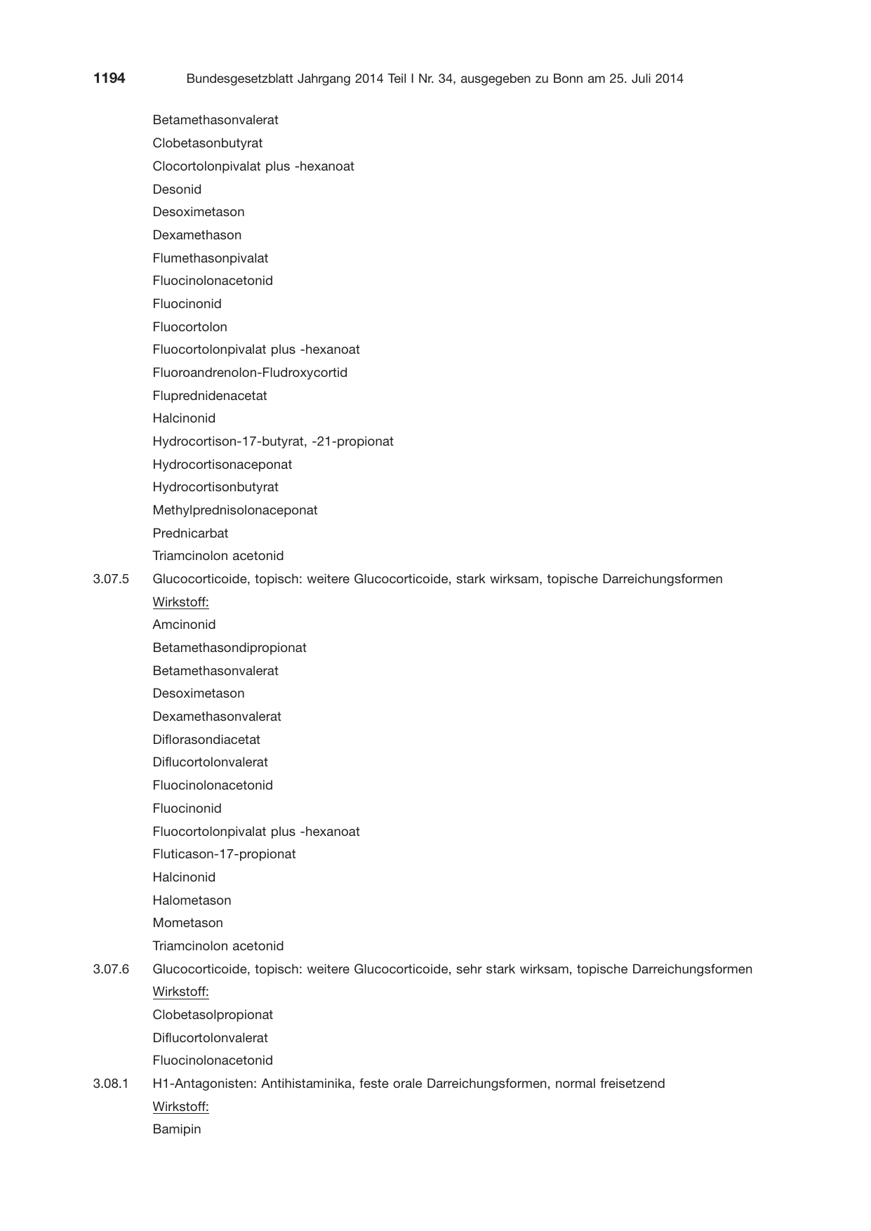 BGBl. 2014, Seite 1194 — Originalseite als Abbildung