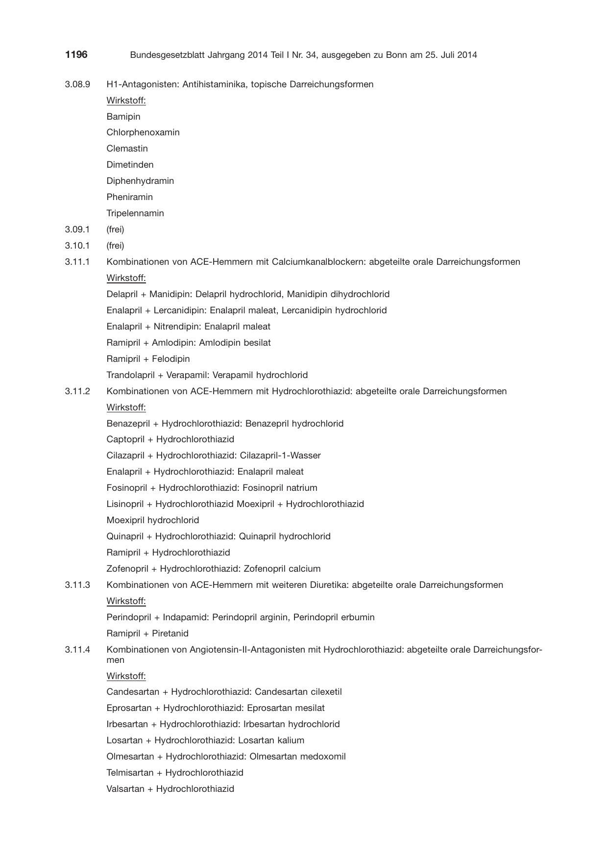 BGBl. 2014, Seite 1196 — Originalseite als Abbildung