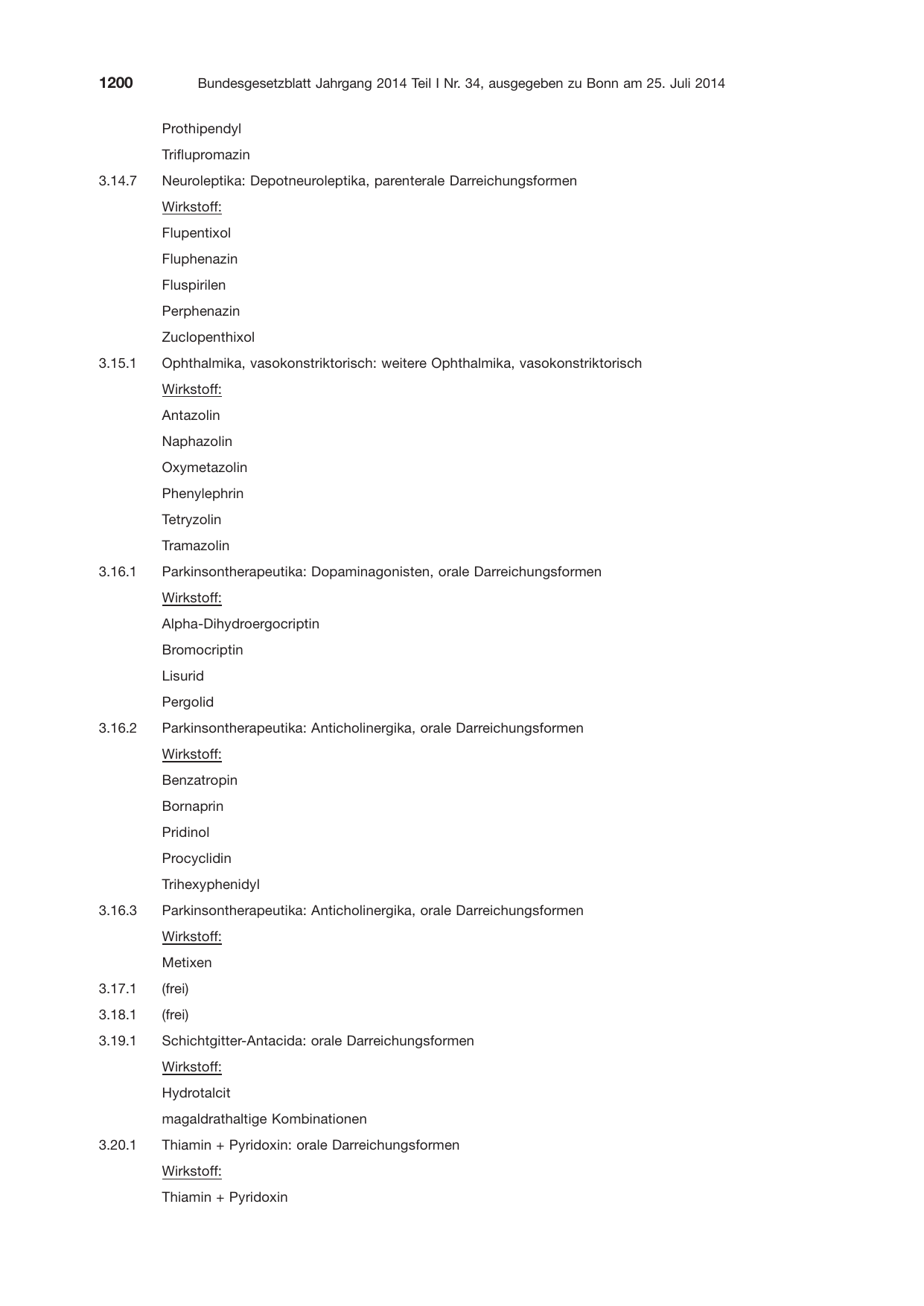 BGBl. 2014, Seite 1200 — Originalseite als Abbildung