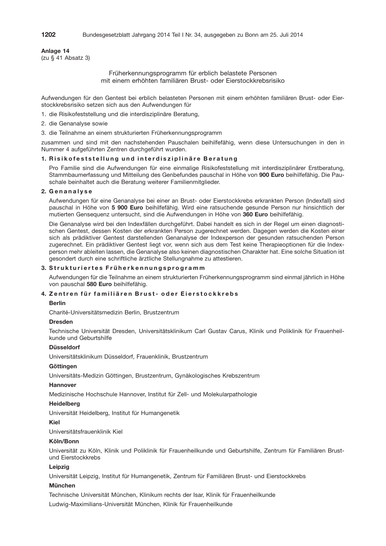 BGBl. 2014, Seite 1202 — Originalseite als Abbildung