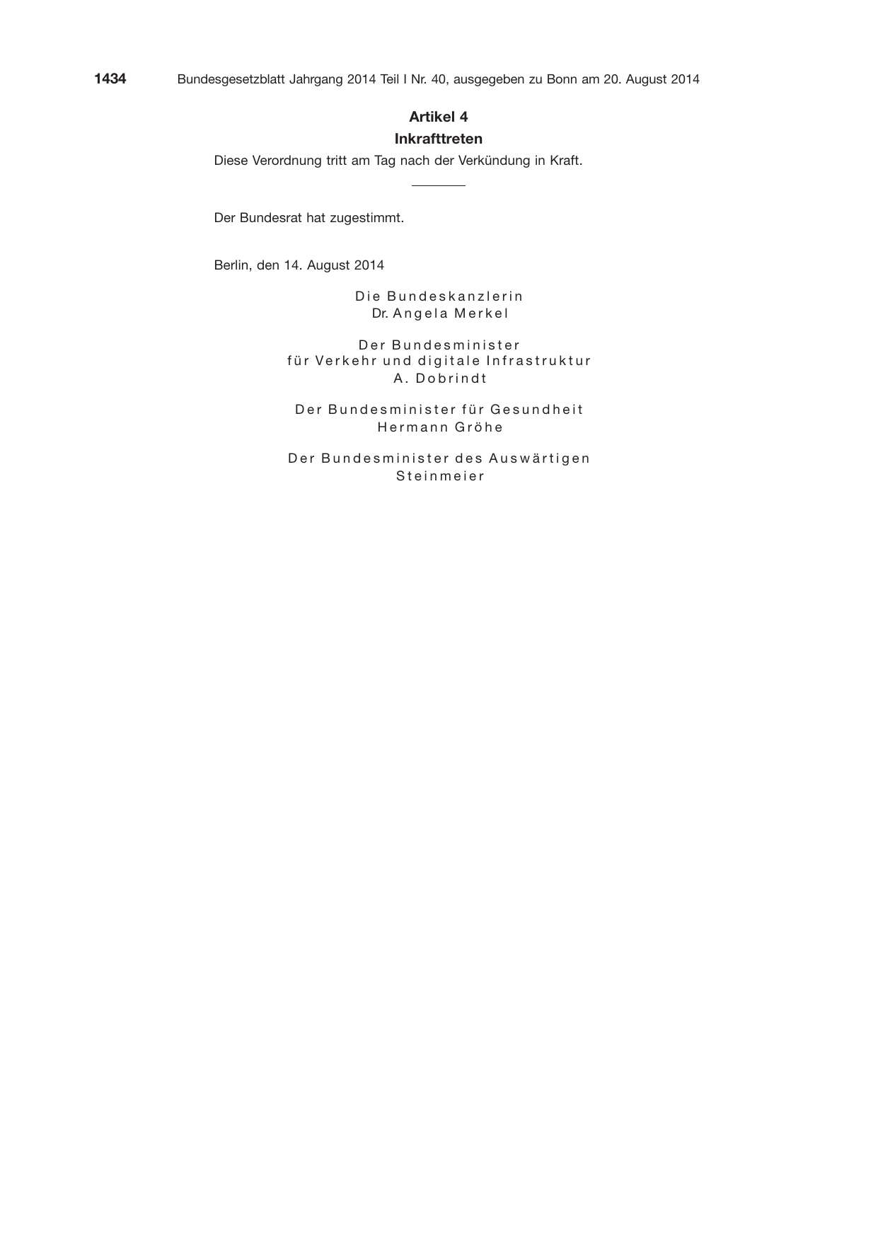 BGBl. 2014, Seite 1434 — Originalseite als Abbildung