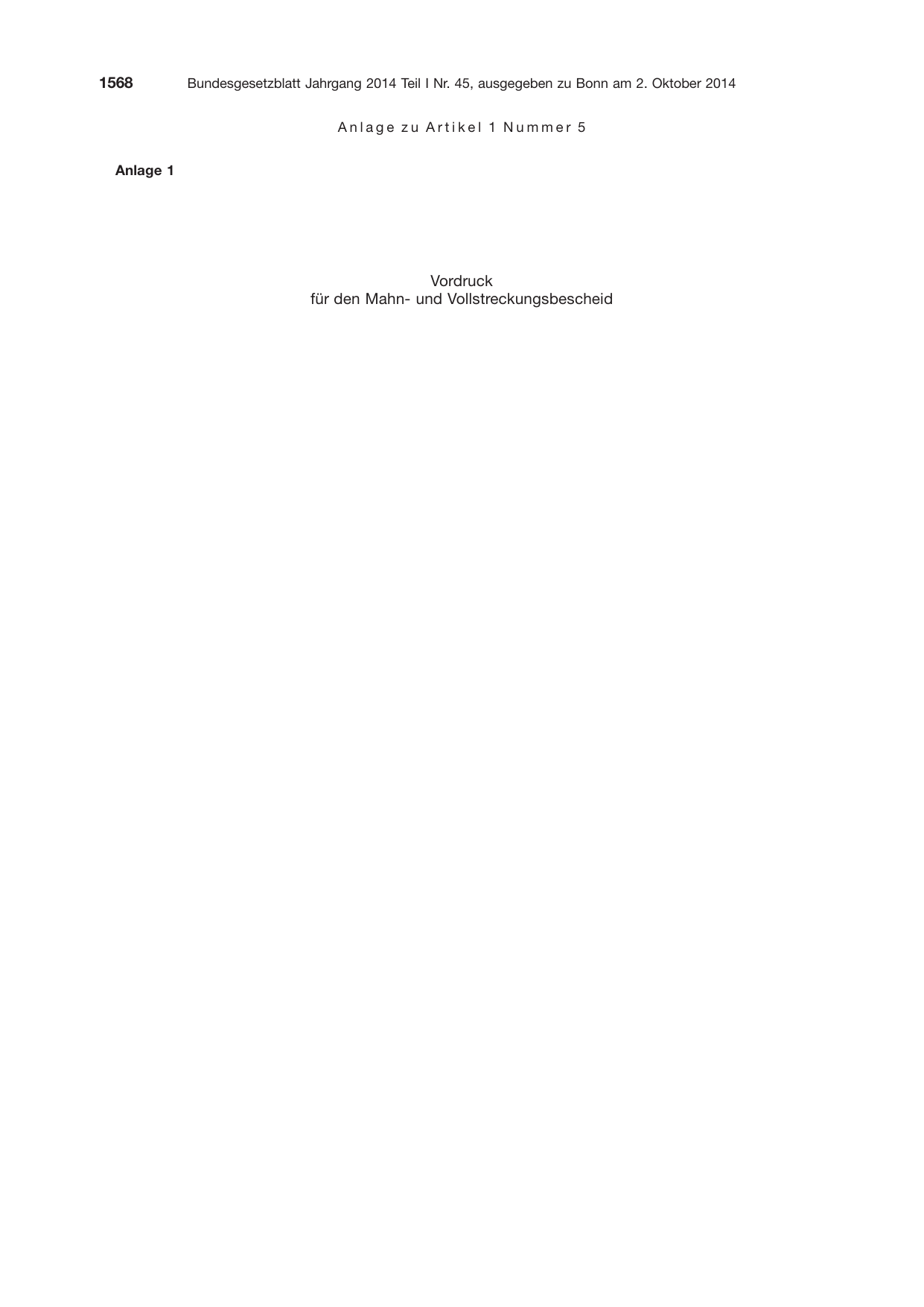 BGBl. 2014, Seite 1568 — Originalseite als Abbildung
