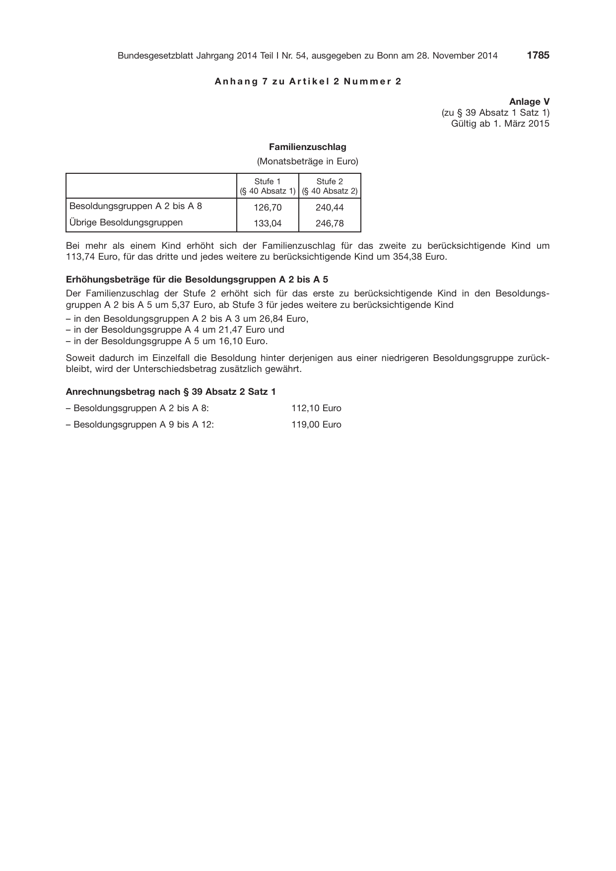 BGBl. 2014, Seite 1785 — Originalseite als Abbildung