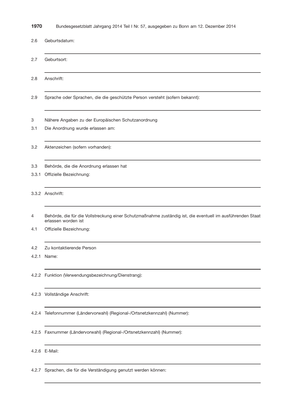 BGBl. 2014, Seite 1970 — Originalseite als Abbildung