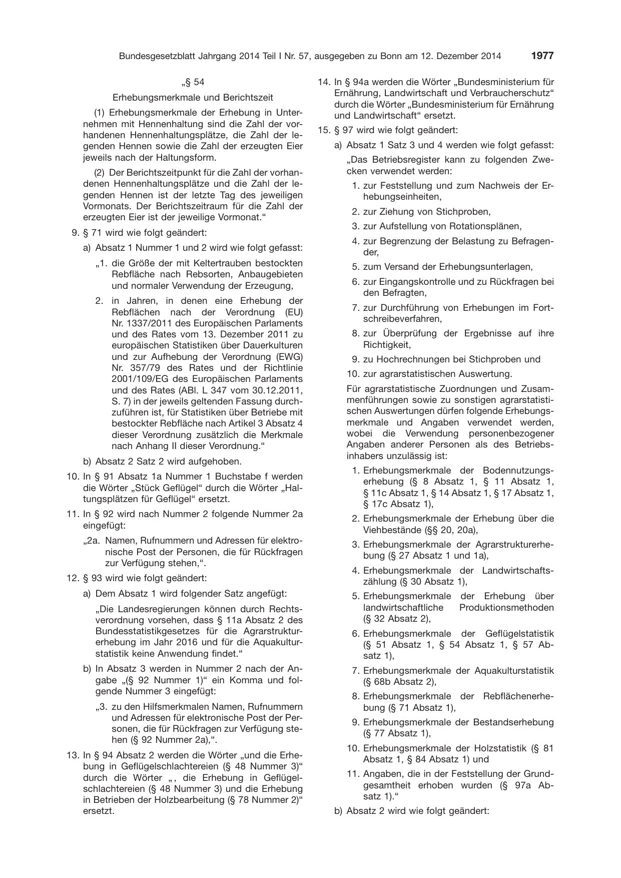 BGBl. 2014, Seite 1977 — Originalseite als Abbildung