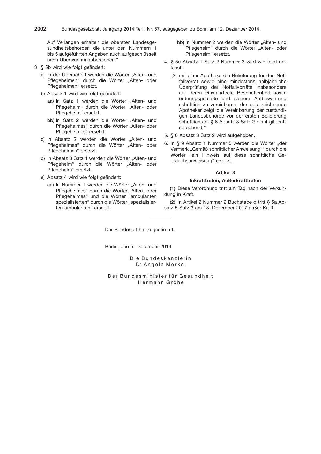 BGBl. 2014, Seite 2002 — Originalseite als Abbildung