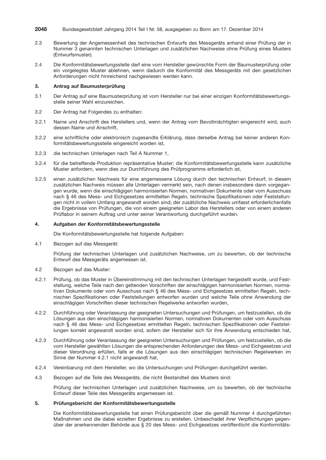 BGBl. 2014, Seite 2048 — Originalseite als Abbildung