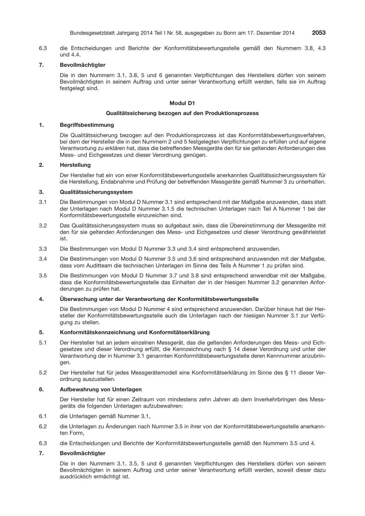 BGBl. 2014, Seite 2053 — Originalseite als Abbildung
