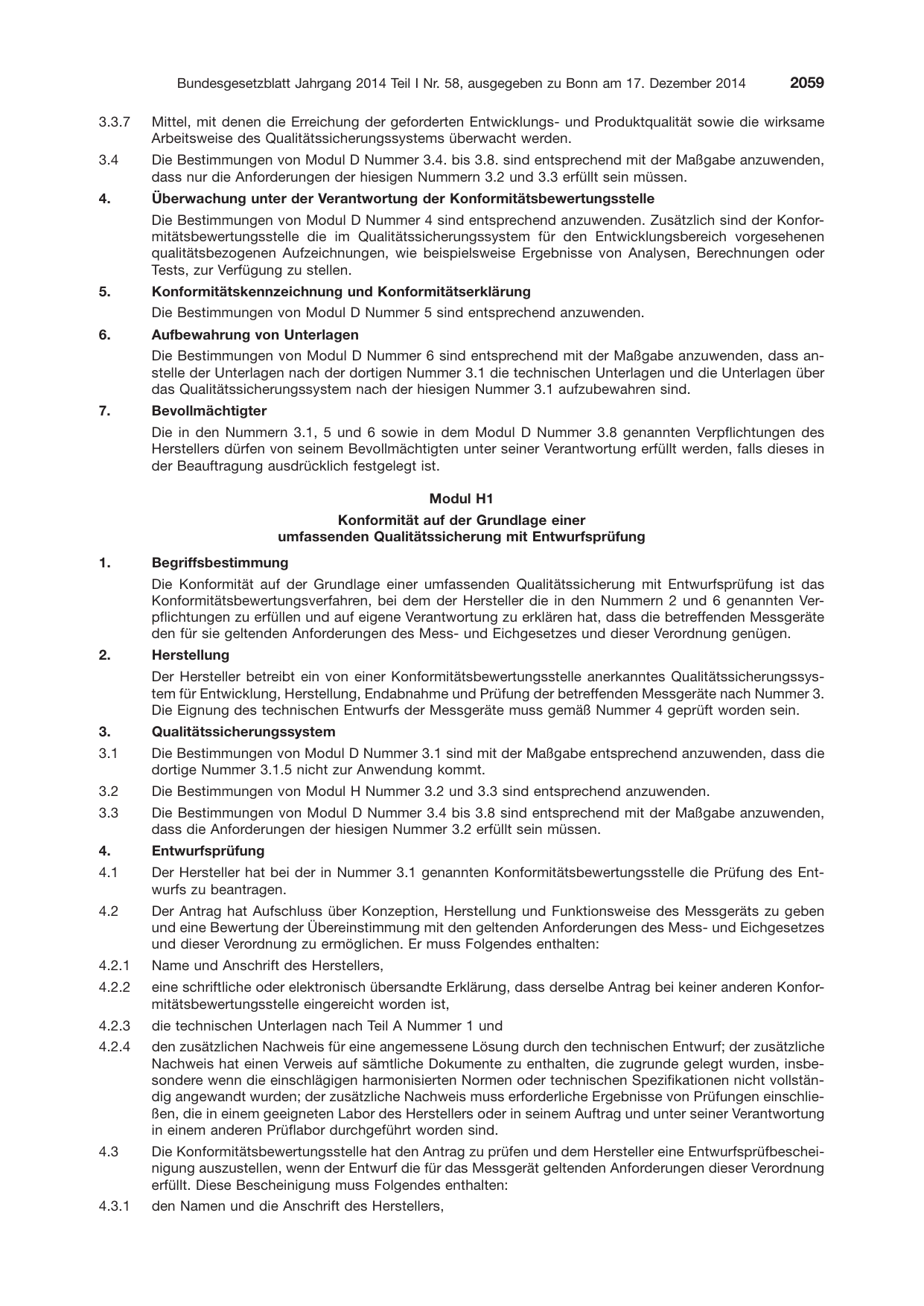 BGBl. 2014, Seite 2059 — Originalseite als Abbildung