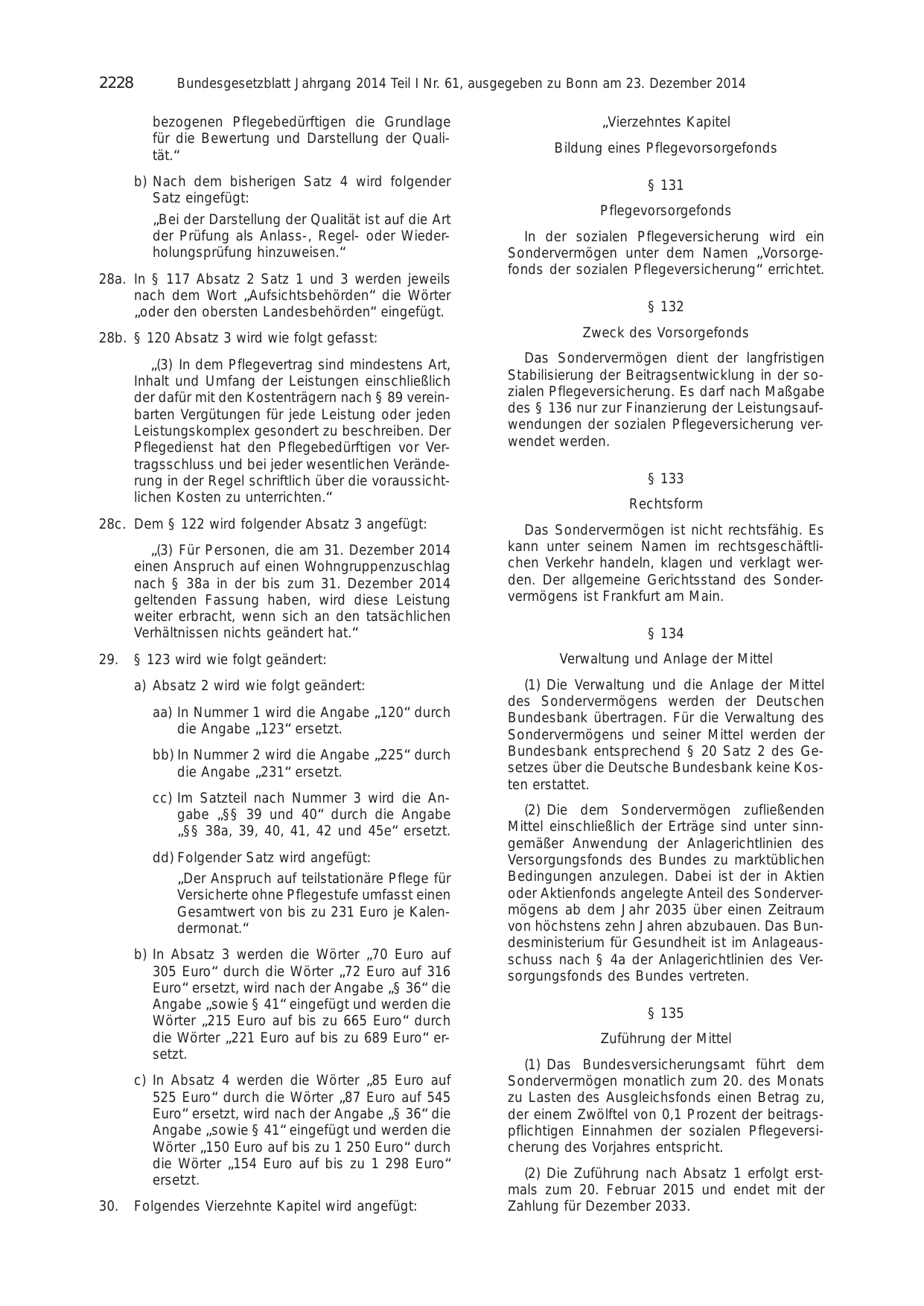 BGBl. 2014, Seite 2228 — Originalseite als Abbildung