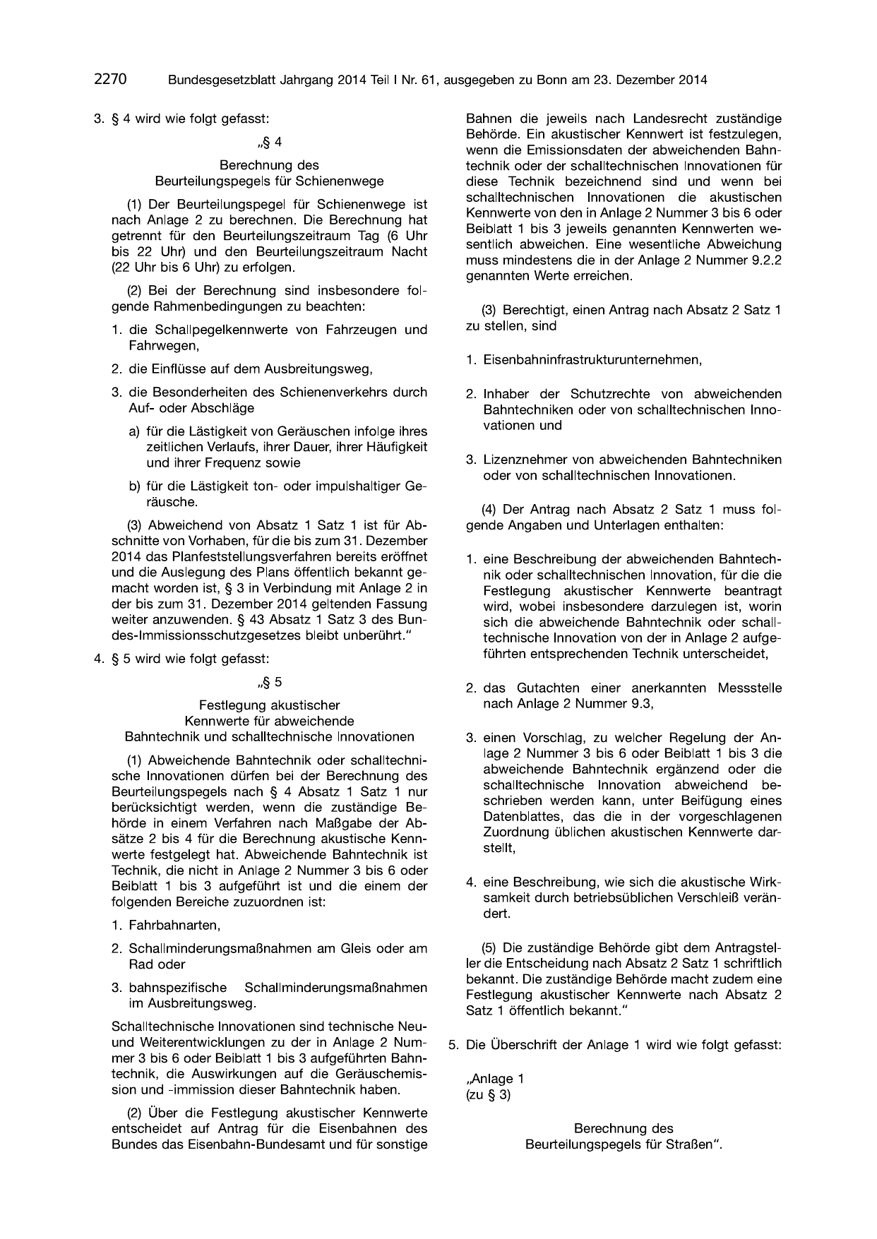 BGBl. 2014 — Originalseite als Abbildung
