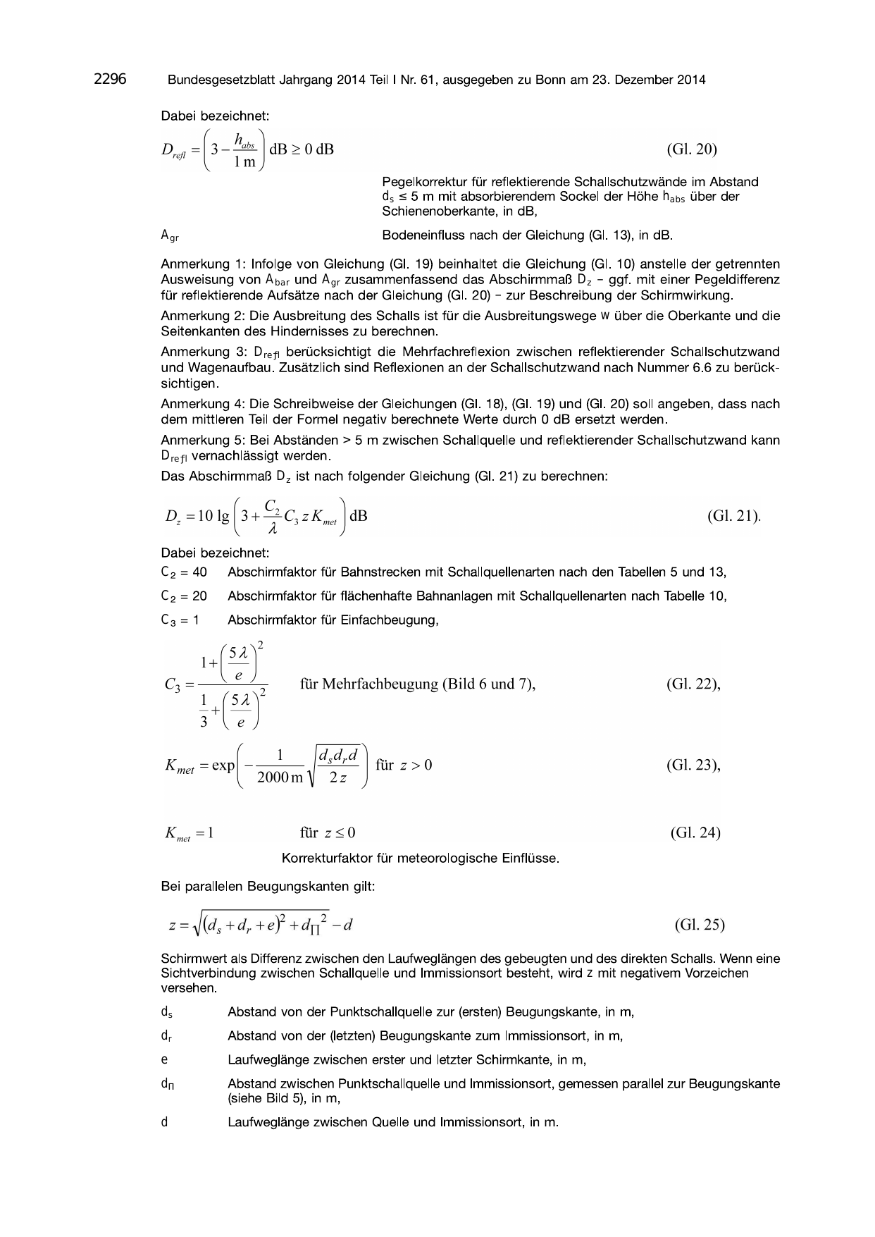 BGBl. 2014 — Originalseite als Abbildung