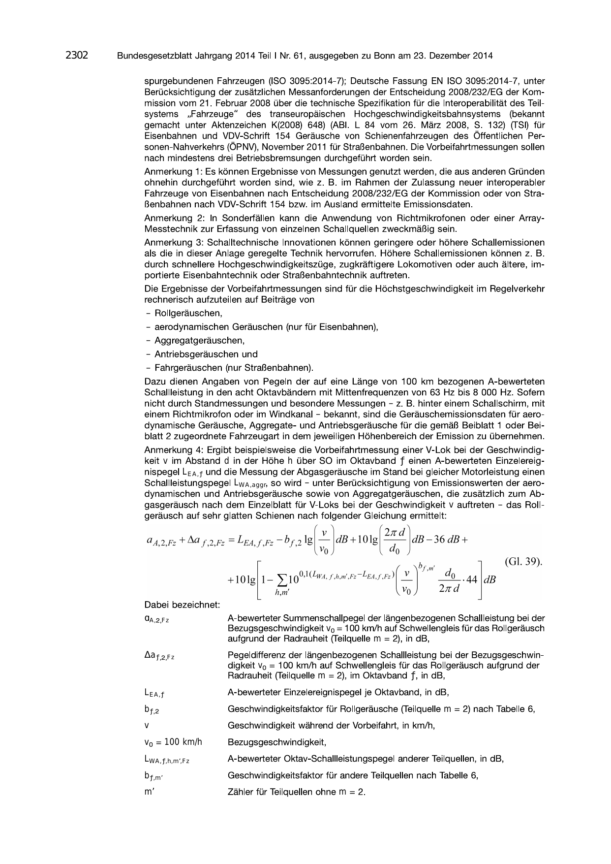 BGBl. 2014 — Originalseite als Abbildung