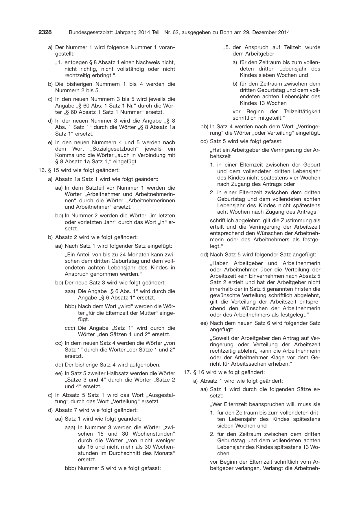 BGBl. 2014, Seite 2328 — Originalseite als Abbildung