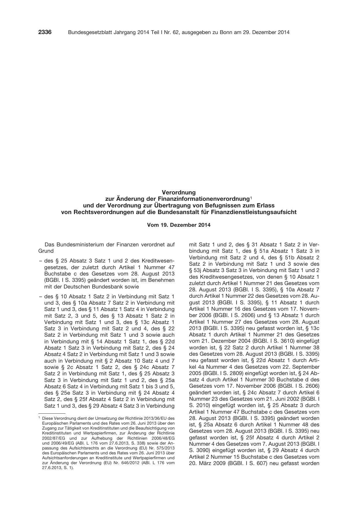 BGBl. 2014, Seite 2336 — Originalseite als Abbildung