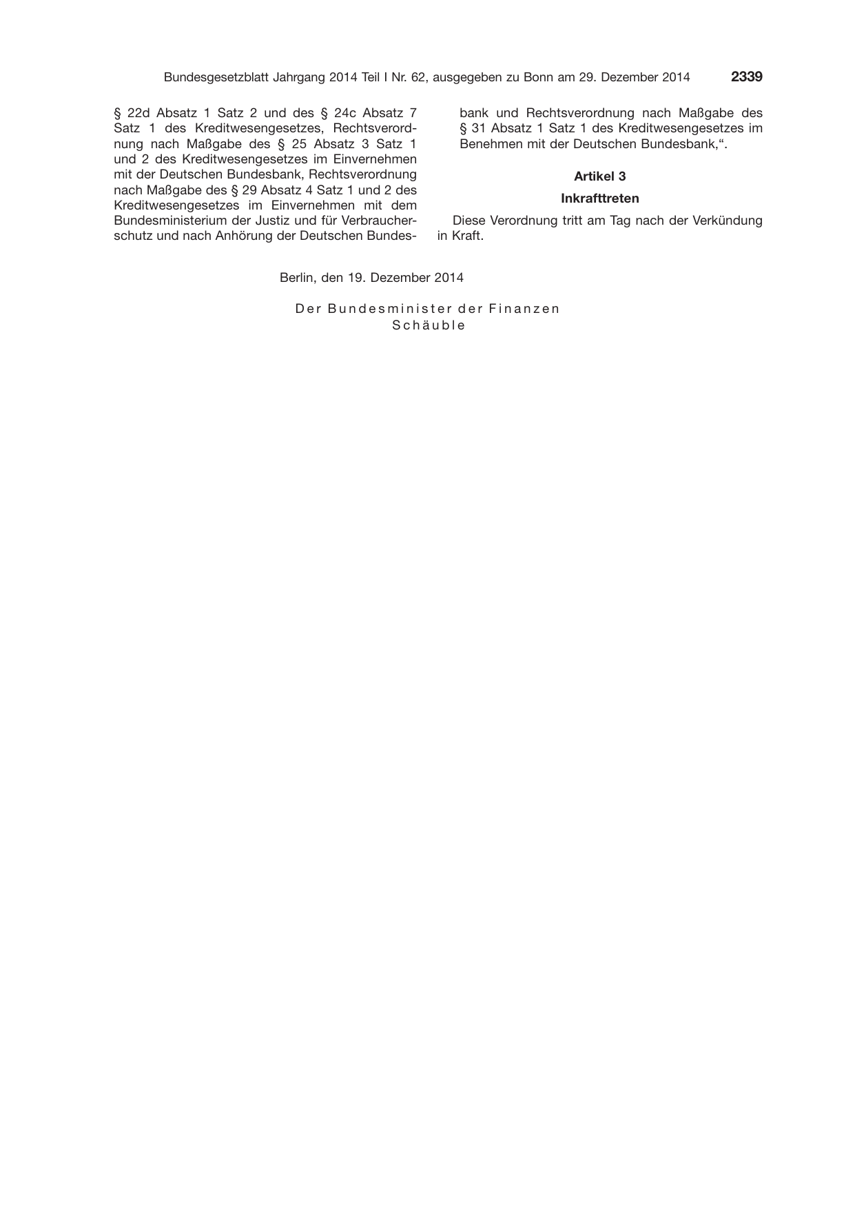 BGBl. 2014, Seite 2339 — Originalseite als Abbildung