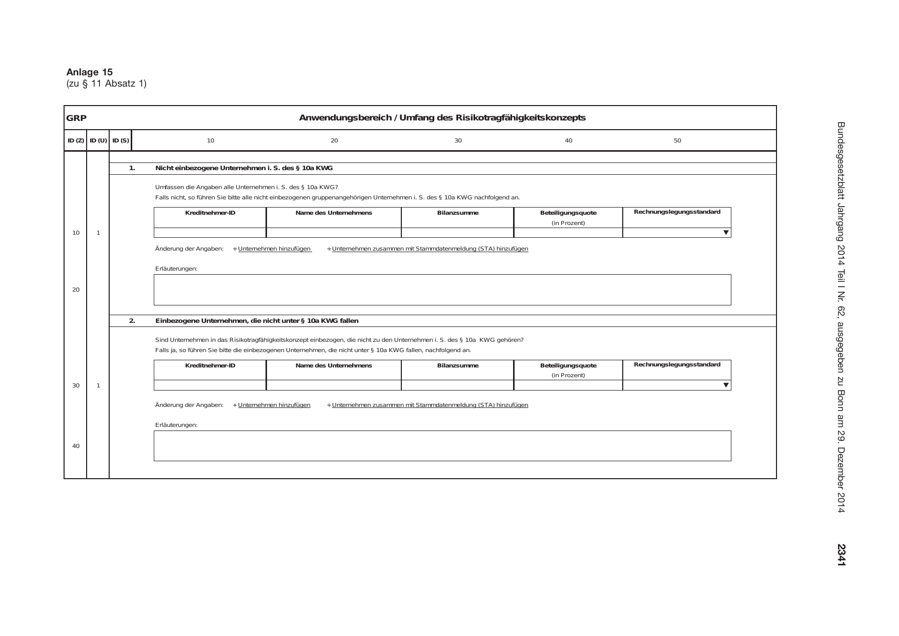 BGBl. 2014, Seite 2341 — Originalseite als Abbildung