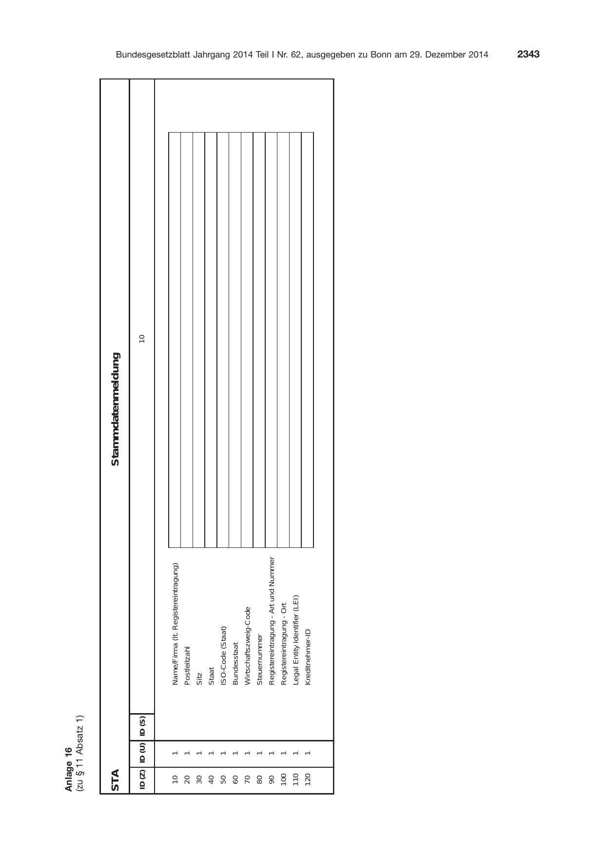 BGBl. 2014, Seite 2343 — Originalseite als Abbildung
