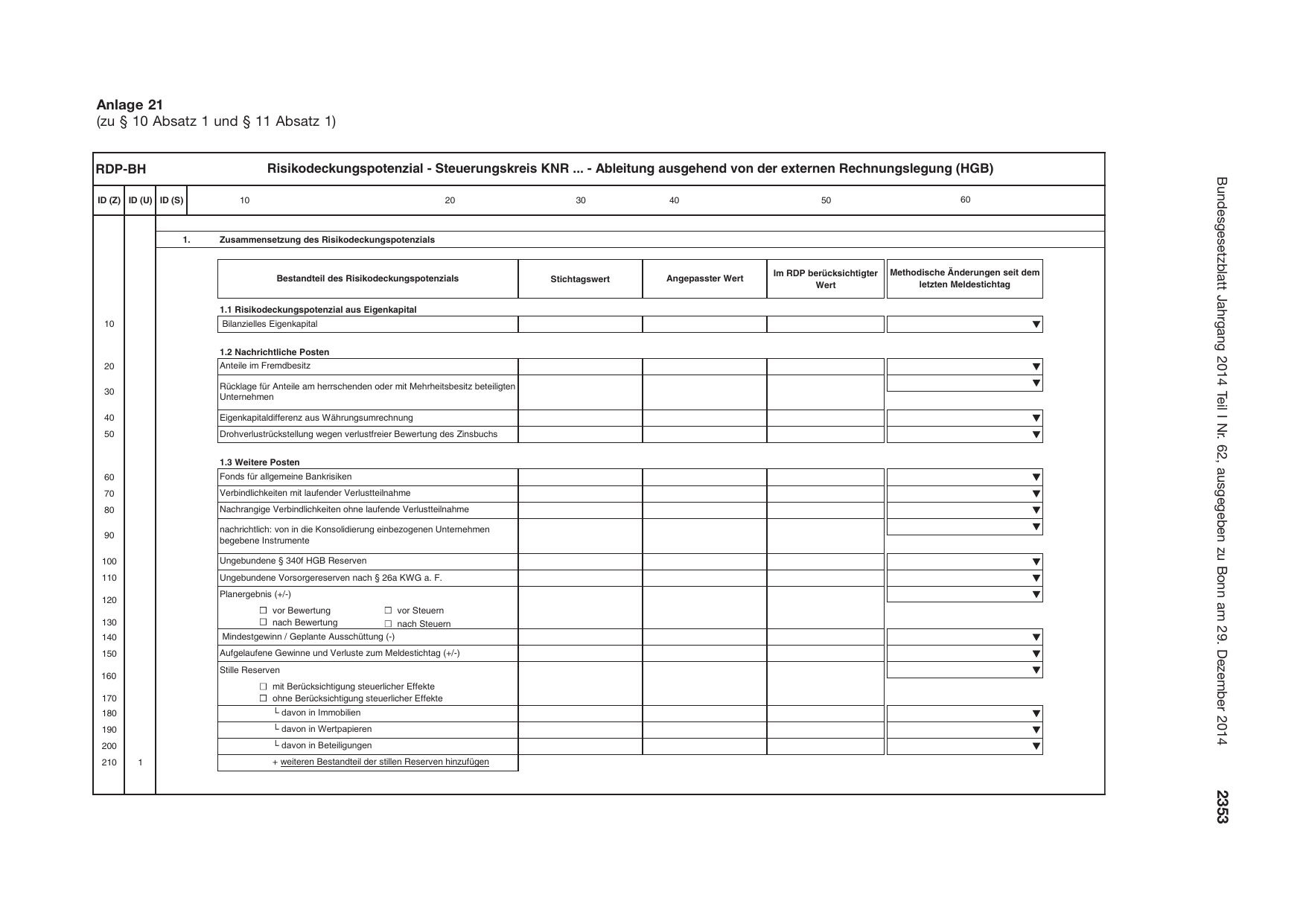 BGBl. 2014, Seite 2353 — Originalseite als Abbildung