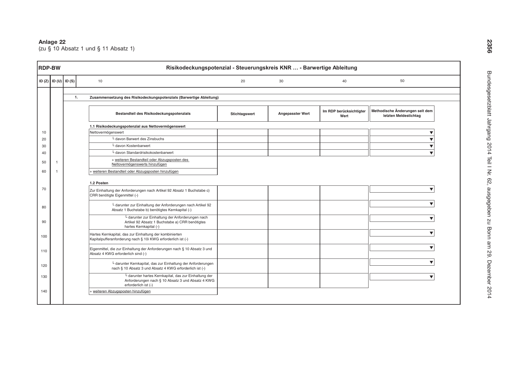 BGBl. 2014, Seite 2356 — Originalseite als Abbildung