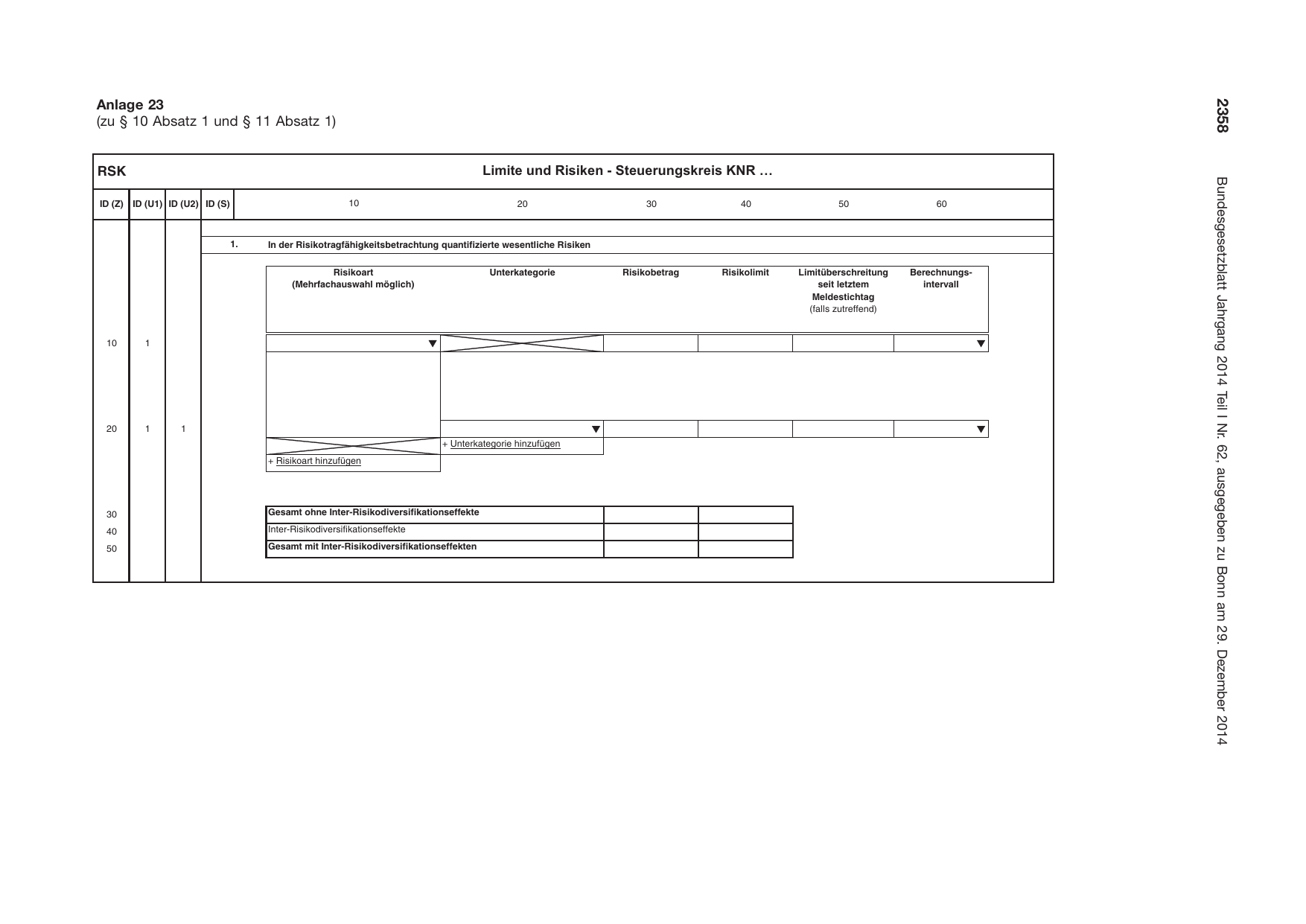 BGBl. 2014, Seite 2358 — Originalseite als Abbildung