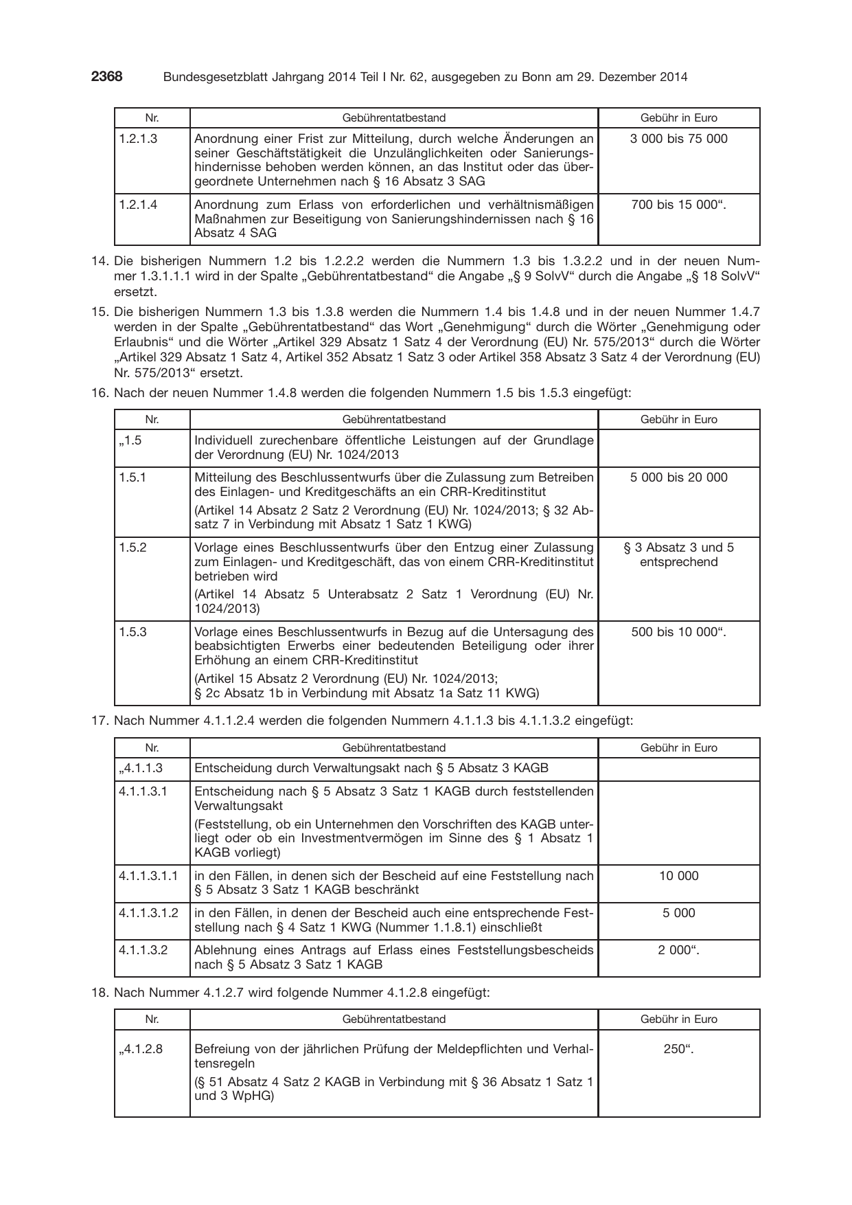 BGBl. 2014, Seite 2368 — Originalseite als Abbildung