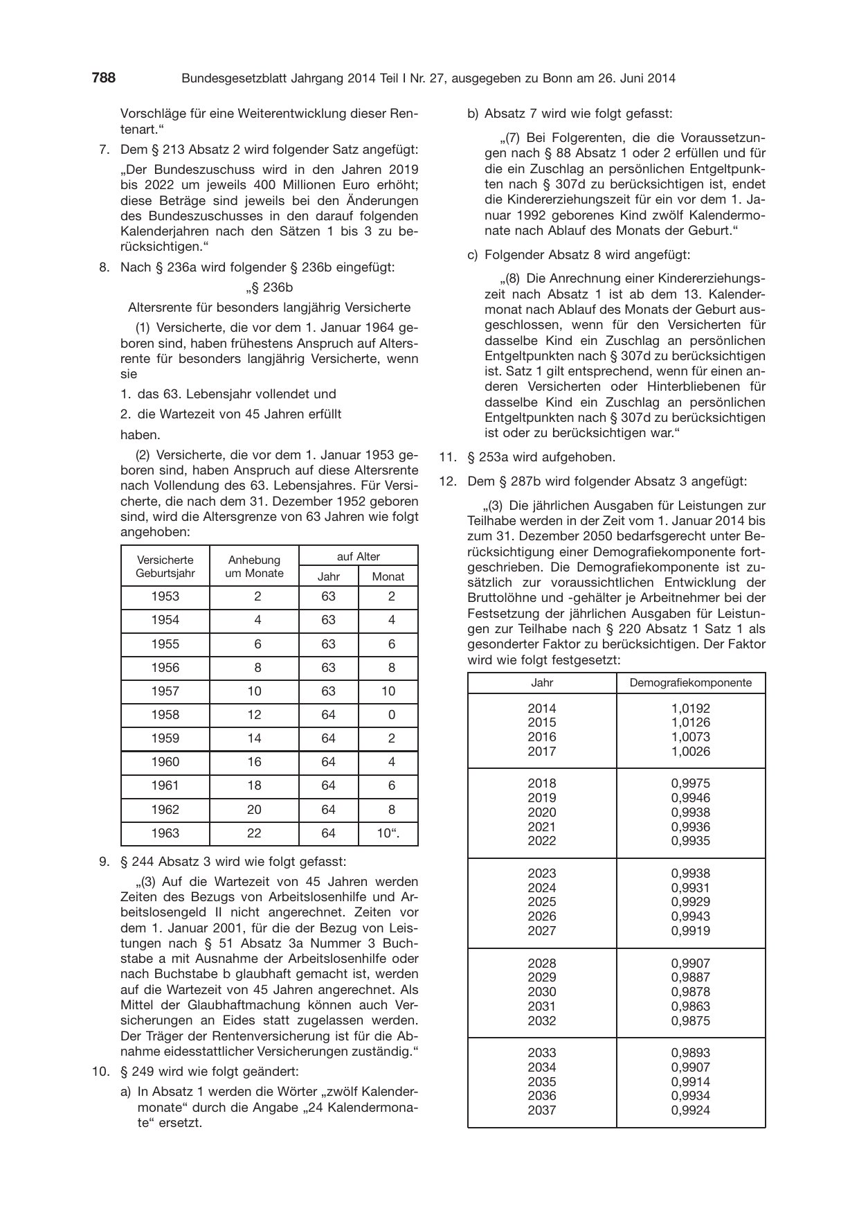 BGBl. 2014, Seite 788 — Originalseite als Abbildung