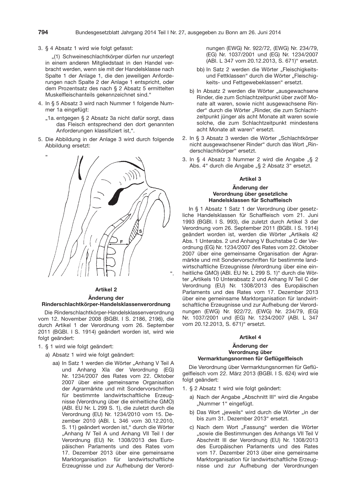 BGBl. 2014, Seite 794 — Originalseite als Abbildung