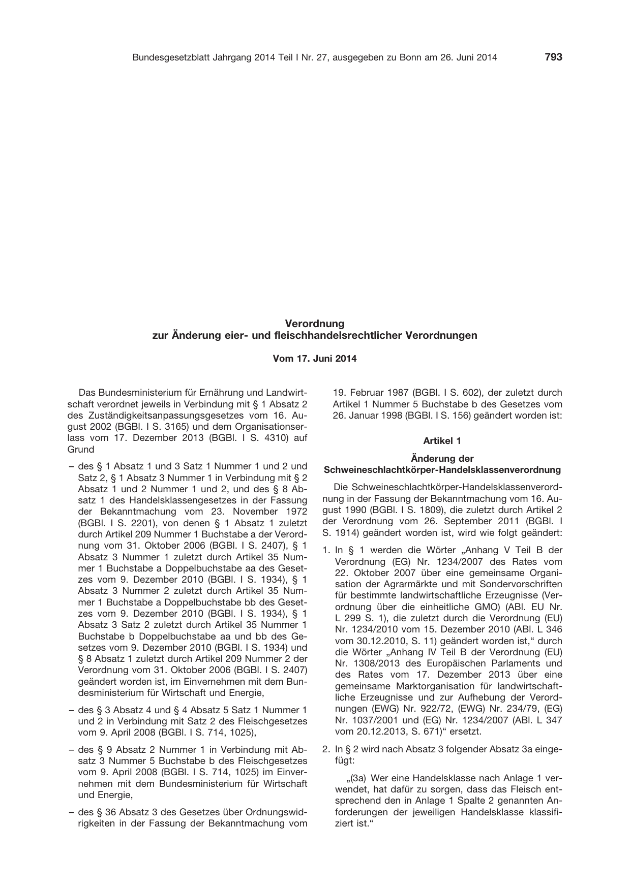BGBl. 2014, Seite 793 — Originalseite als Abbildung
