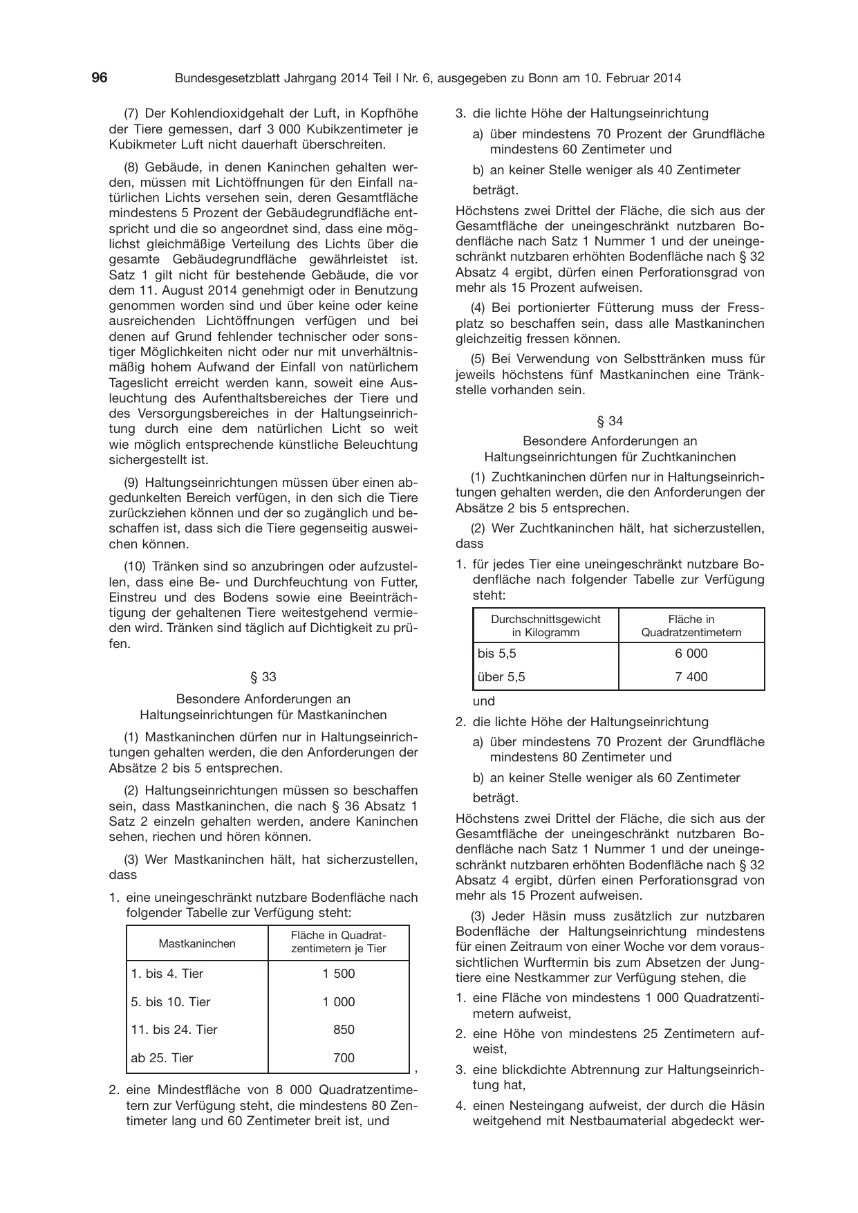 BGBl. 2014, Seite 96 — Originalseite als Abbildung