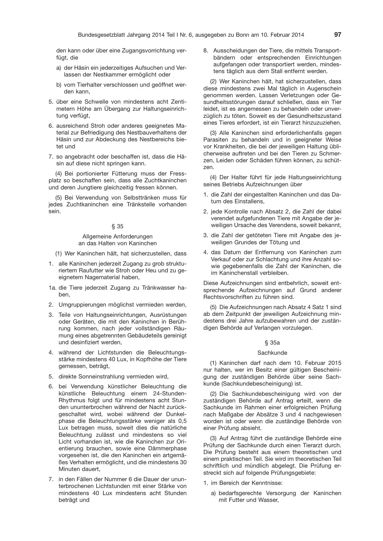 BGBl. 2014, Seite 97 — Originalseite als Abbildung