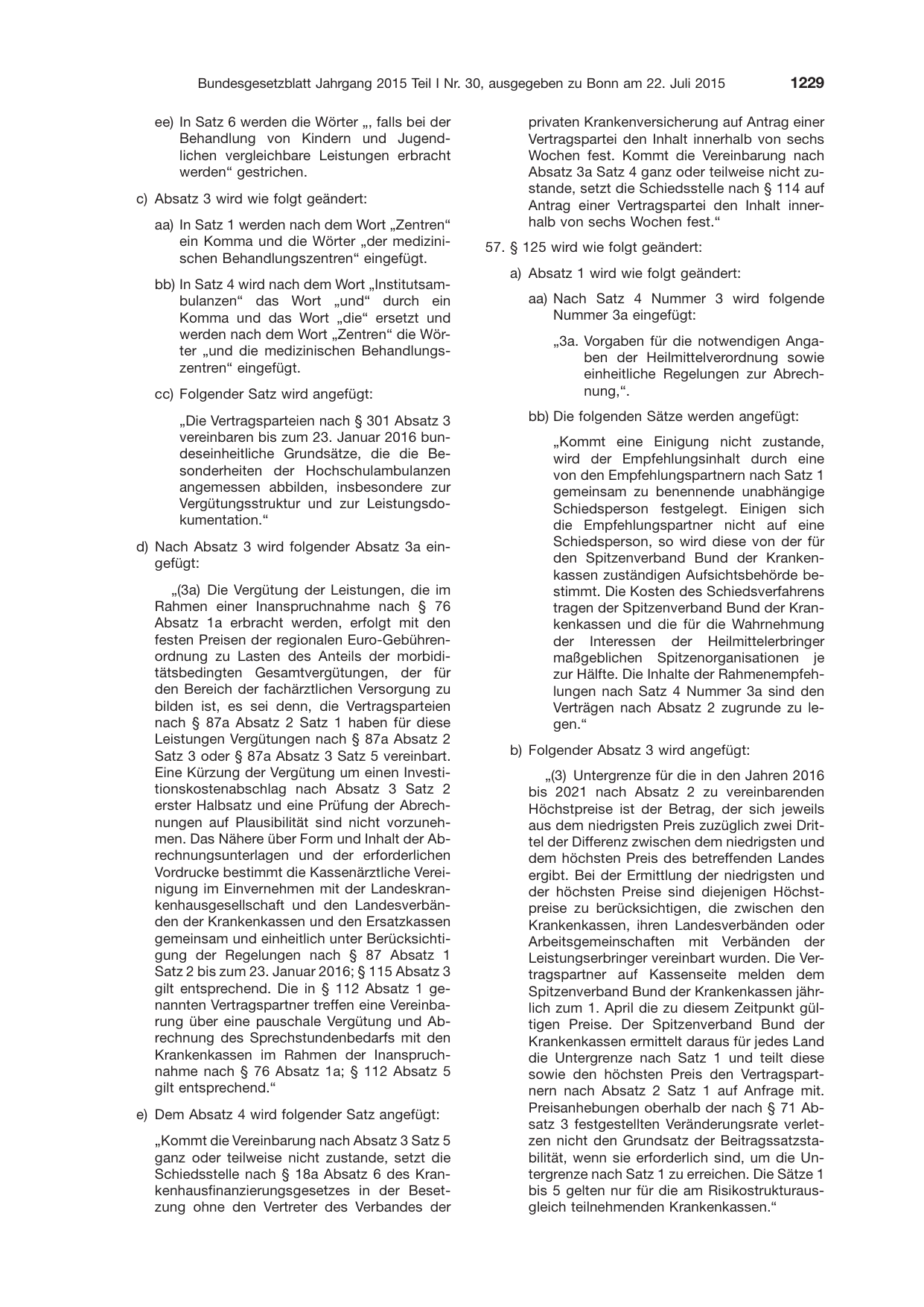 BGBl. 2015, Seite 1229 — Originalseite als Abbildung