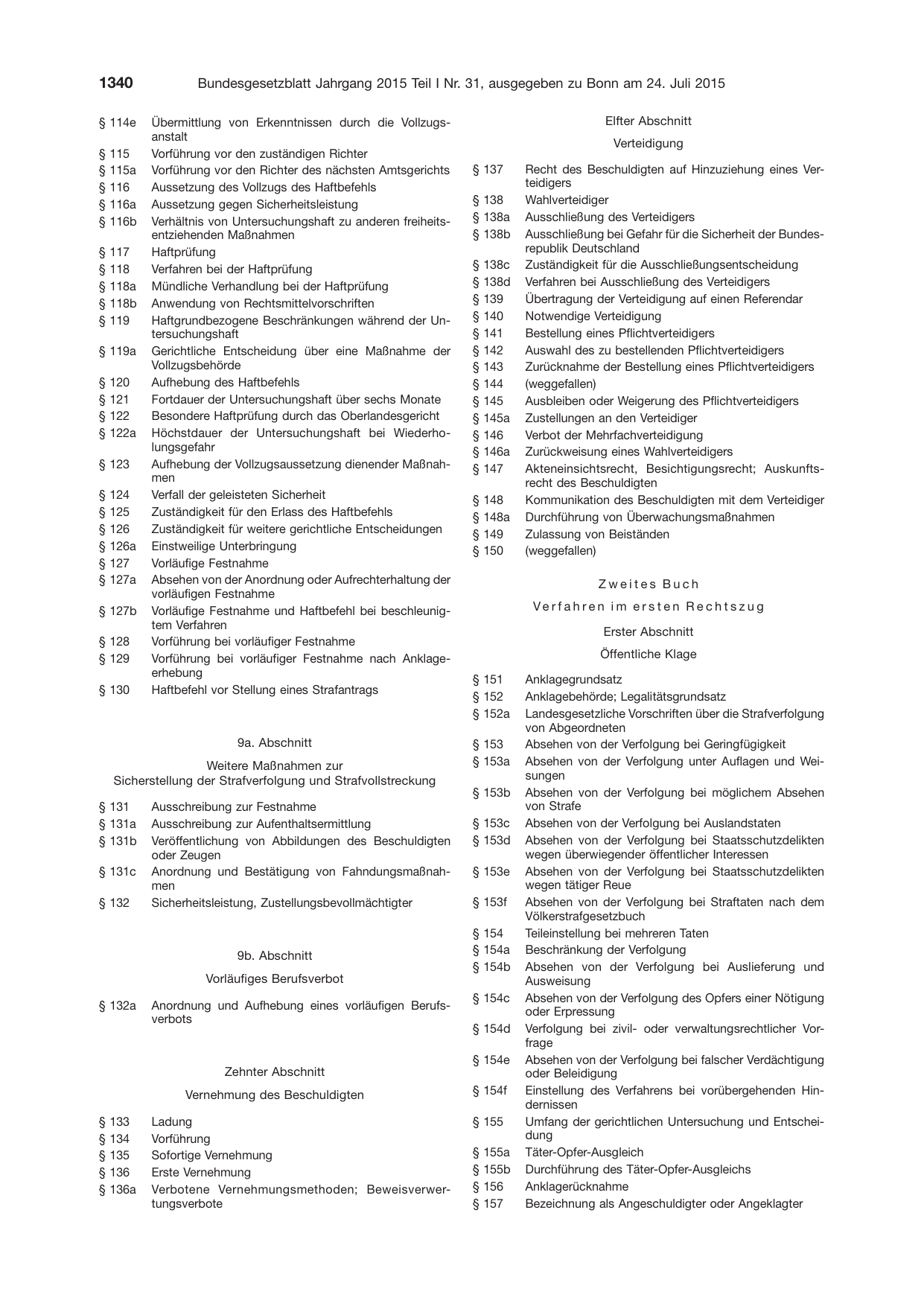 BGBl. 2015, Seite 1340 — Originalseite als Abbildung