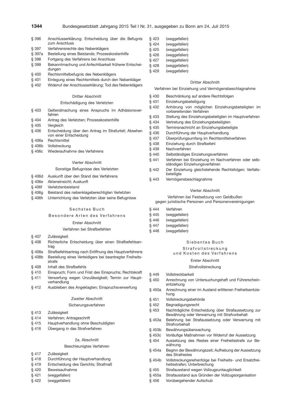 BGBl. 2015, Seite 1344 — Originalseite als Abbildung