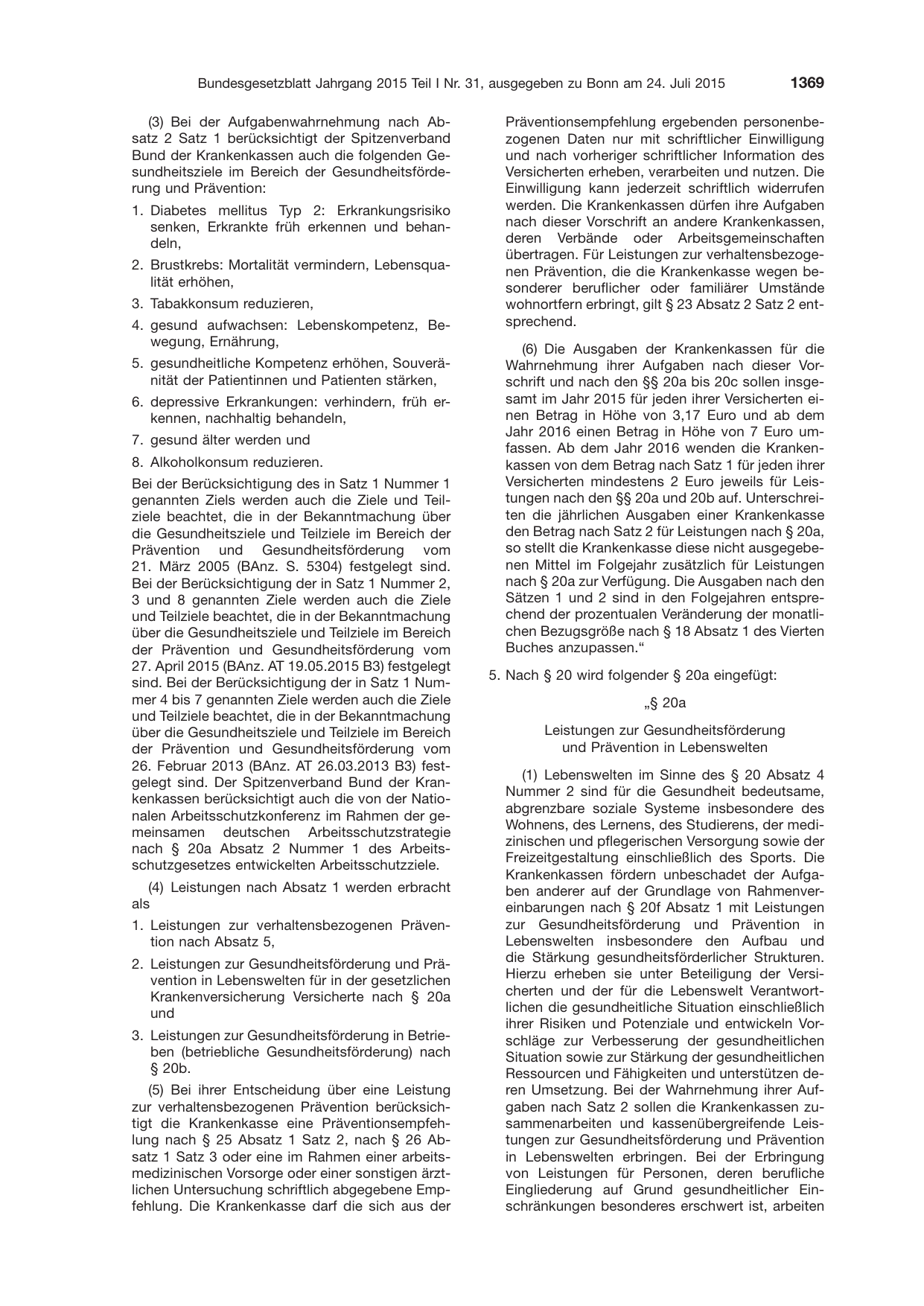 BGBl. 2015, Seite 1369 — Originalseite als Abbildung