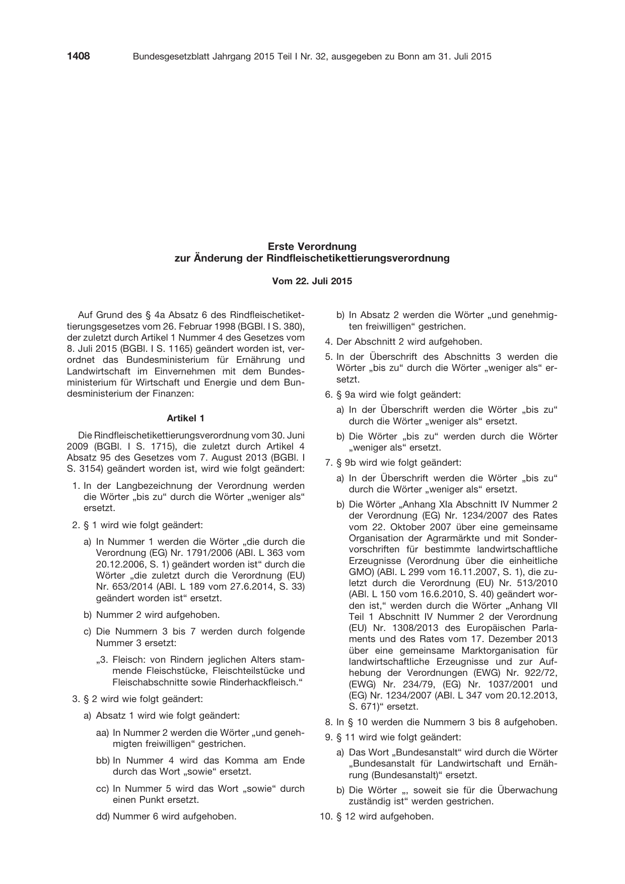 BGBl. 2015, Seite 1408 — Originalseite als Abbildung
