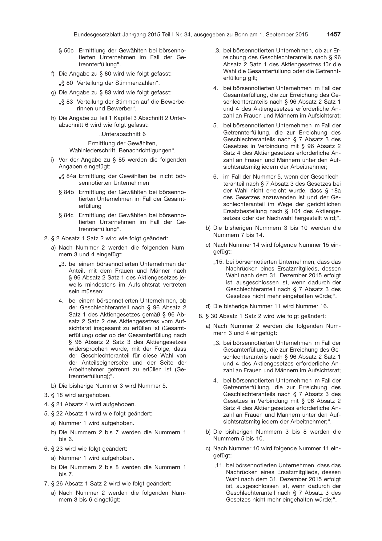 BGBl. 2015, Seite 1457 — Originalseite als Abbildung