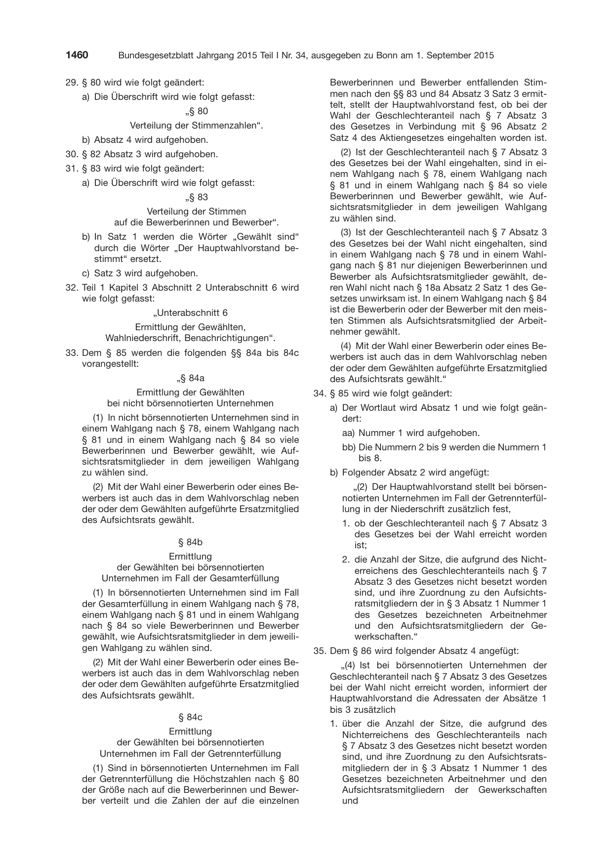 BGBl. 2015, Seite 1460 — Originalseite als Abbildung