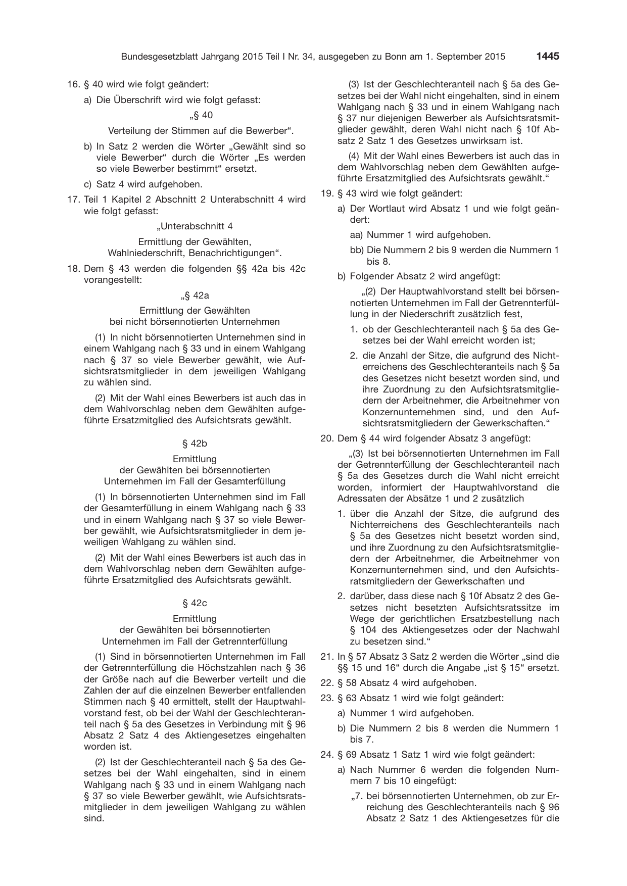 BGBl. 2015, Seite 1445 — Originalseite als Abbildung