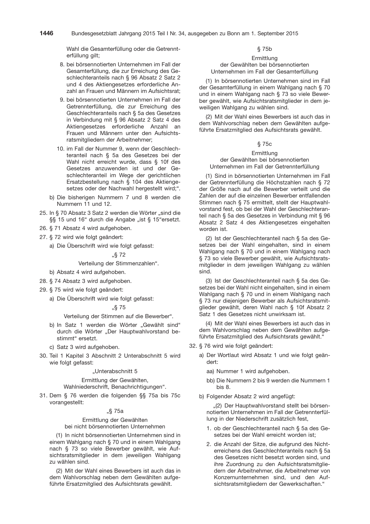 BGBl. 2015, Seite 1446 — Originalseite als Abbildung