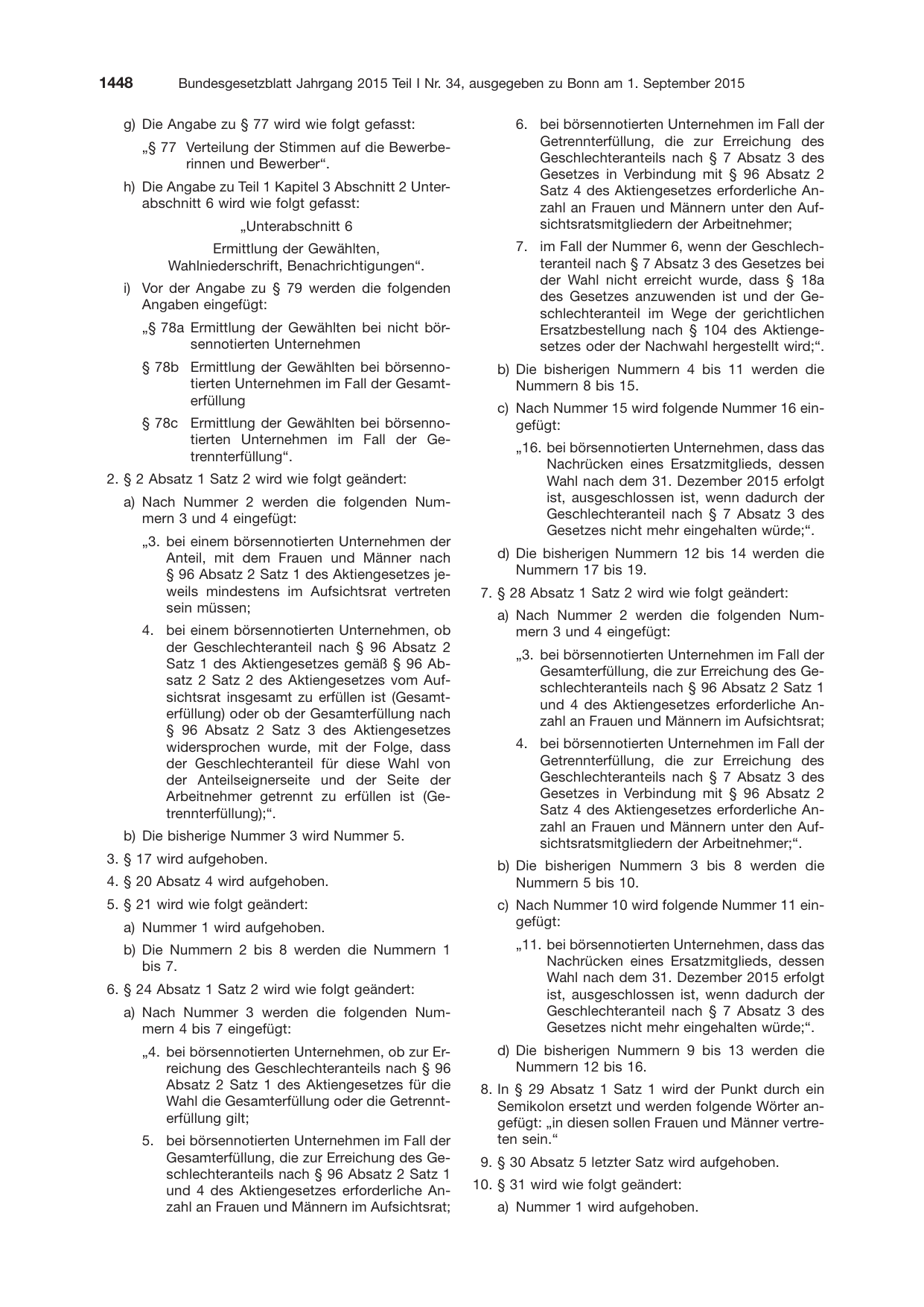 BGBl. 2015, Seite 1448 — Originalseite als Abbildung
