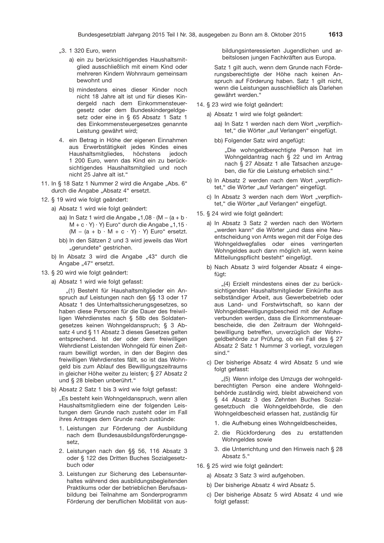 BGBl. 2015, Seite 1613 — Originalseite als Abbildung